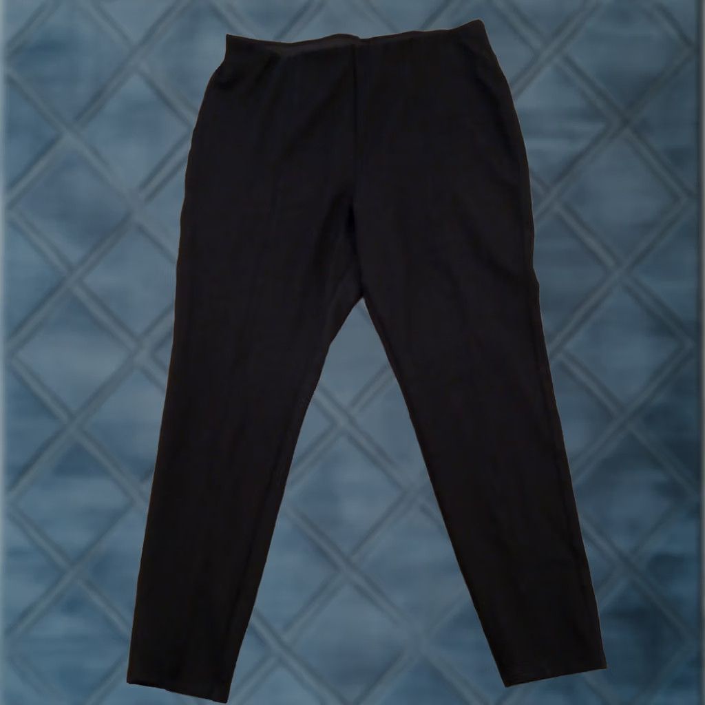 Old Navy Old Navy Pants Womens XL Black Skinny High Rise Pull On 32x25 Crop Ankle Clothing Women’s Slim Stretch Nylon Rayon Spandex Size 40" / US 18 - 1 Thumbnail