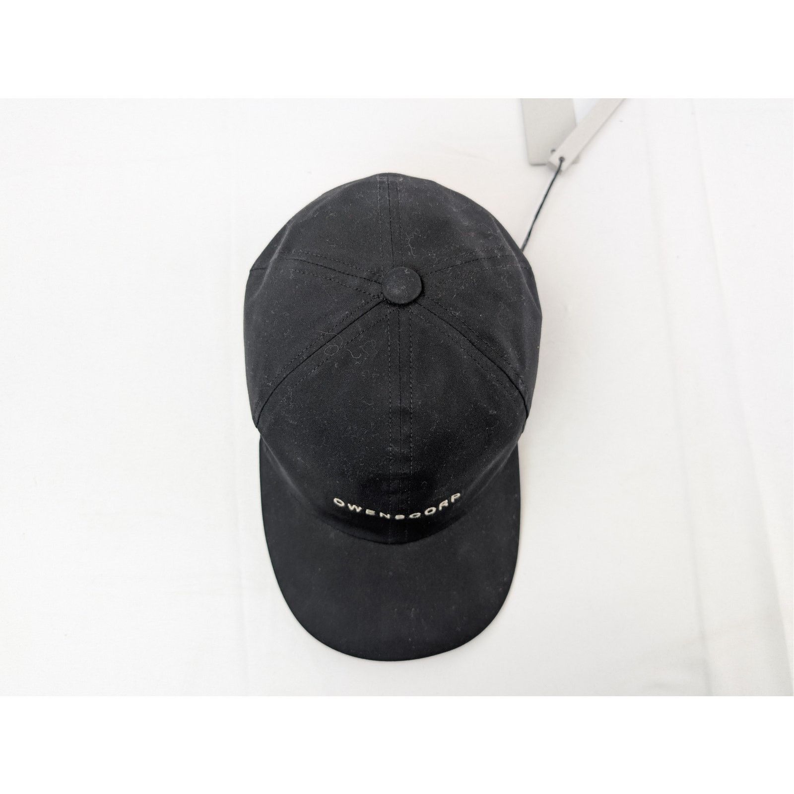Rick Owens o1rshd1 Size: M / Logo Canvas Baseball Cap / Hat Black/Pearl Size ONE SIZE - 7 Thumbnail