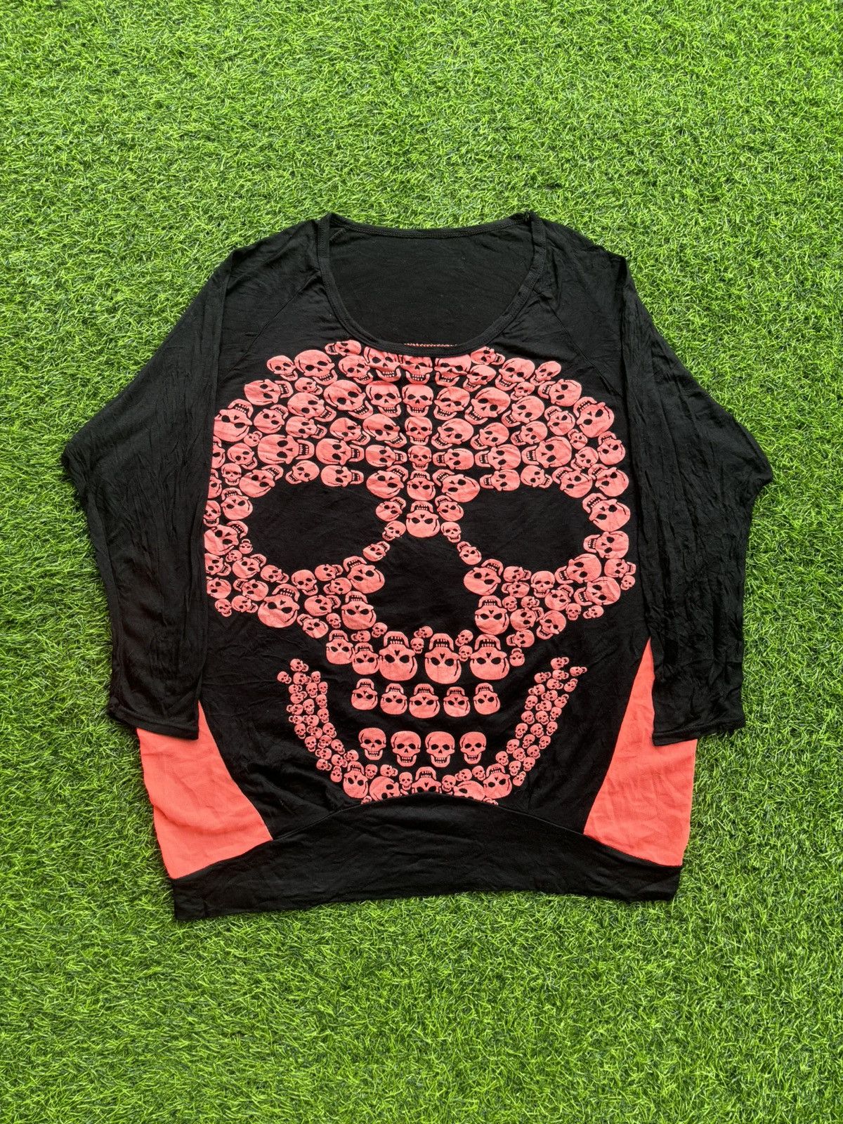 Hysteric Glamour Y2k Poem Skull Ifsix Punk Style stretchy material Longsleeve Size US XL / EU 56 / 4 - 1 Thumbnail