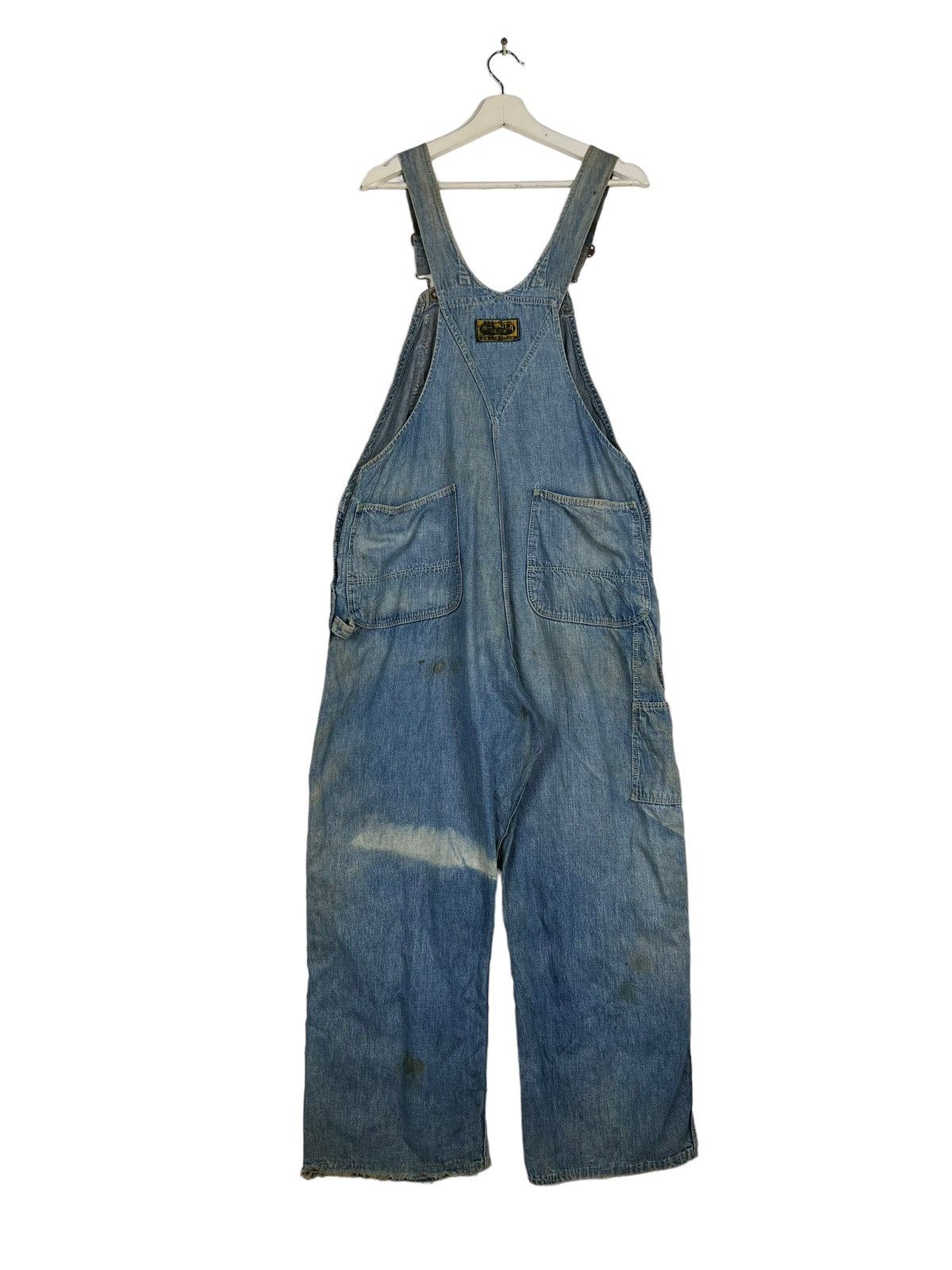 Vintage 🔥 TRUE VINTAGE 1940s WASHINGTON DEE CEE OVERALLS Size US 38 / EU 54 - 8 Thumbnail