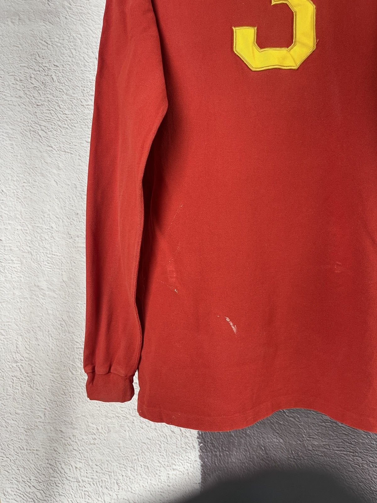Polo Ralph Lauren Polo Ralph Lauren vintage Mercer Team distressed rugby polo Size US L / EU 52-54 / 3 - 12 Thumbnail