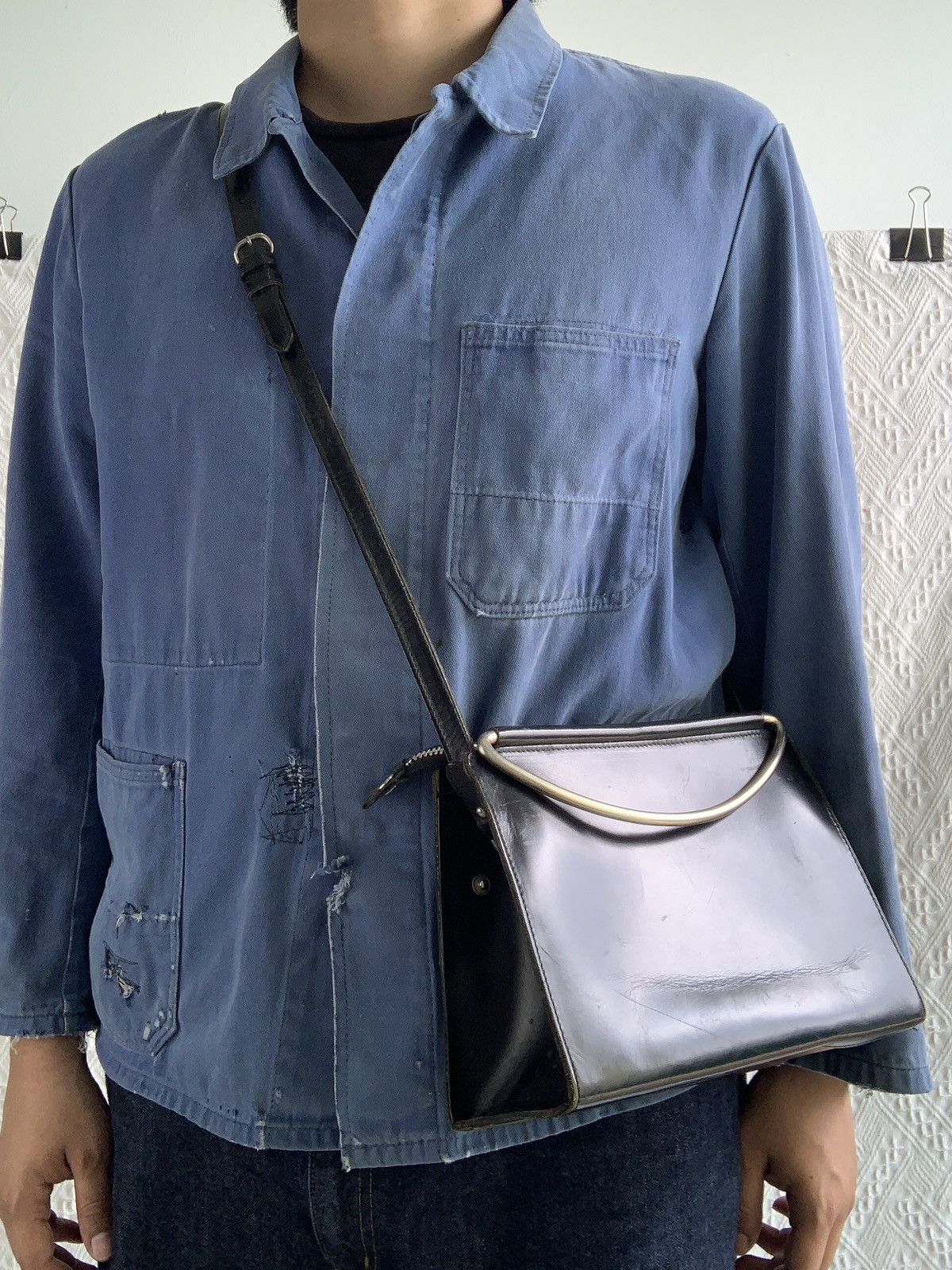 Yohji Yamamoto Leather Bag | Grailed