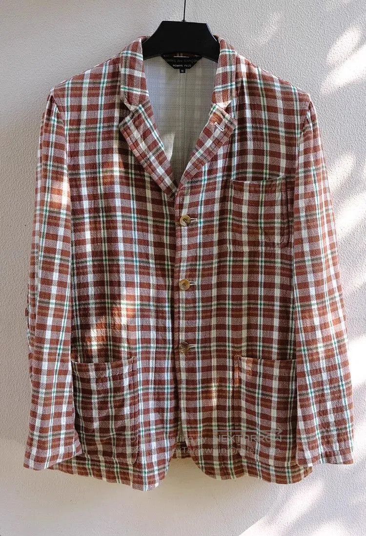 Comme des Garcons Comme des Garçons Homme Plus Check Jacket. Size US M / EU 48-50 / 2 - 1 Thumbnail