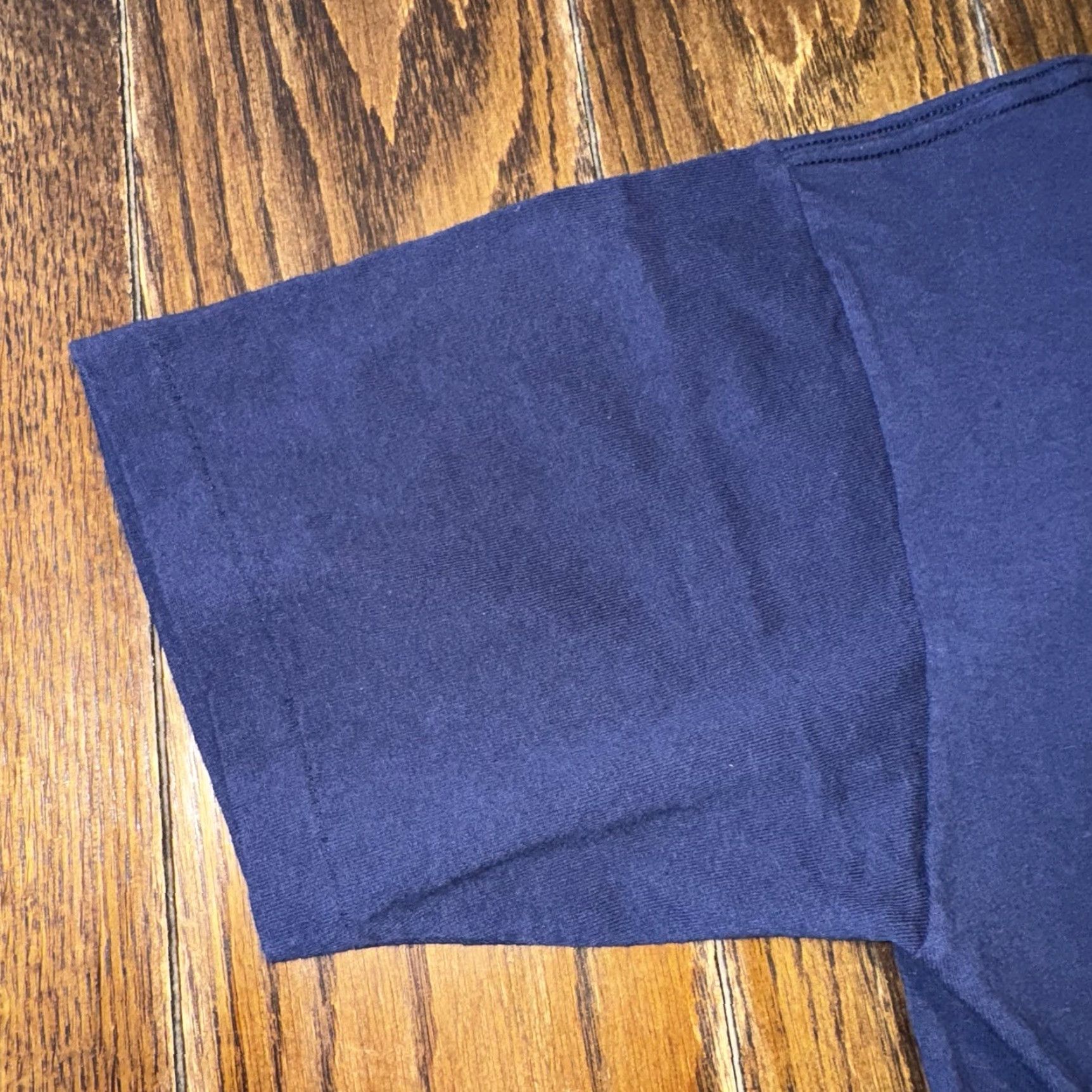 Russell Athletic VINTAGE Russell Athletic T-Shirt BLUE Large 90s USA Made Short Sleeve Crew Neck Logo Graphic Print Mens | Russell Athletic | 90s Theme Size US L / EU 52-54 / 3 - 7 Thumbnail