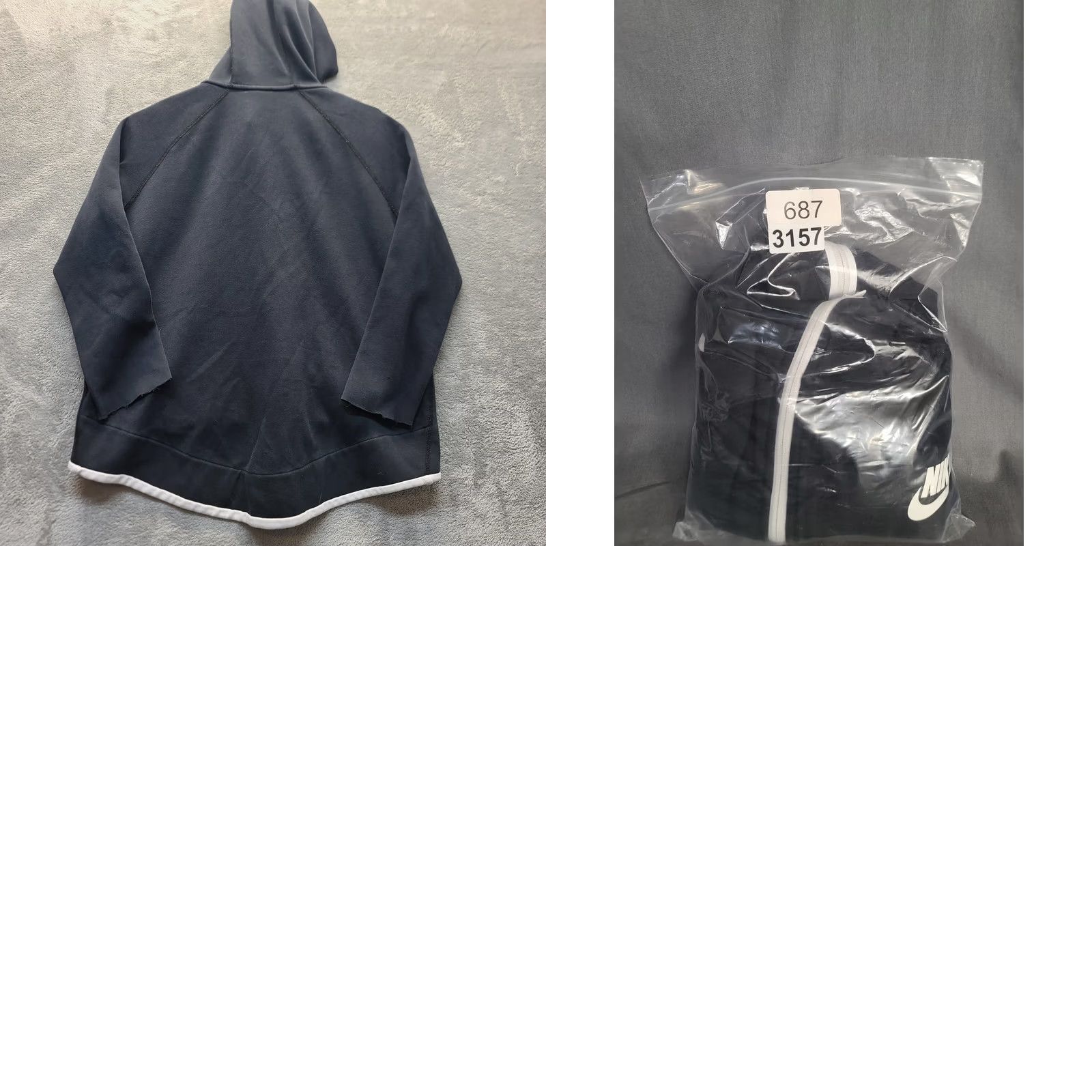 Nike Nike Tech Fleece Womens S Relaxed Fit Cropped Full Zip Cape Hoodie Athleisure Size S / US 4 / IT 40 - 8 Thumbnail