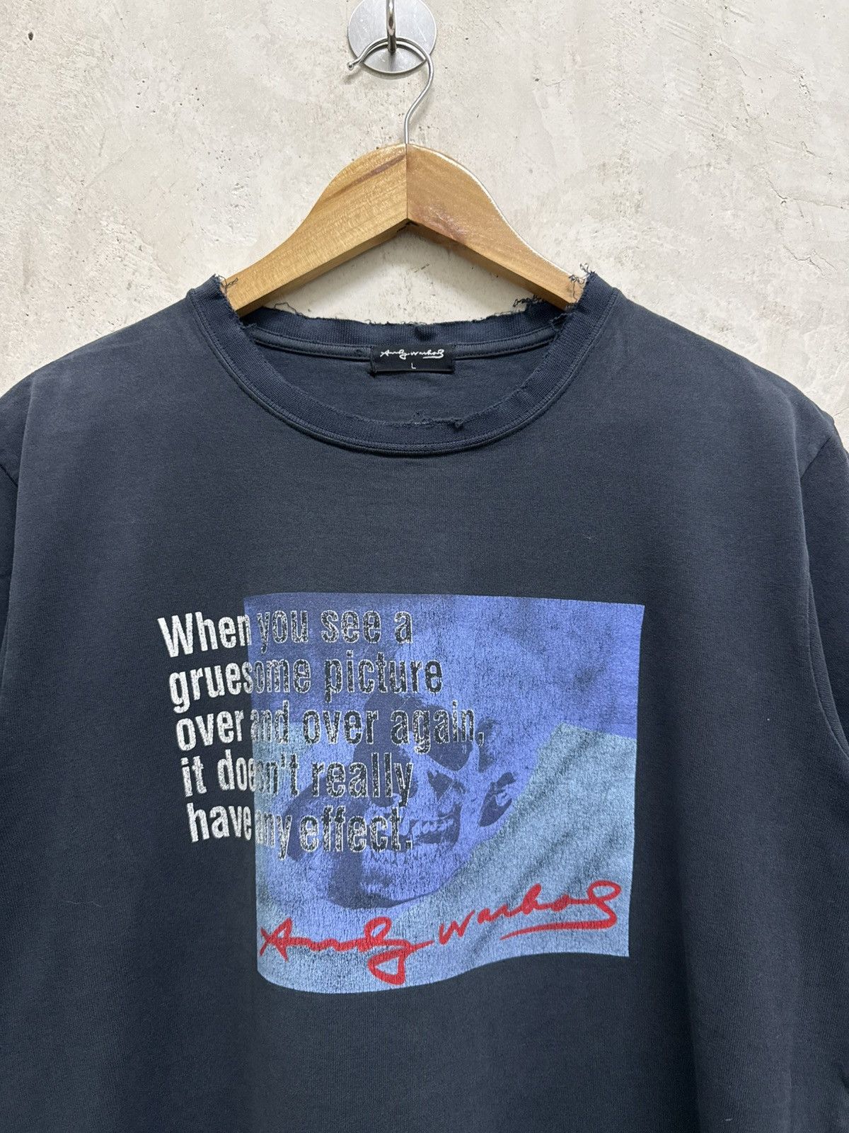 Andy Warhol 2000s Faded Andy Warhol Distressed Tshirt Size US L / EU 52-54 / 3 - 2 Thumbnail