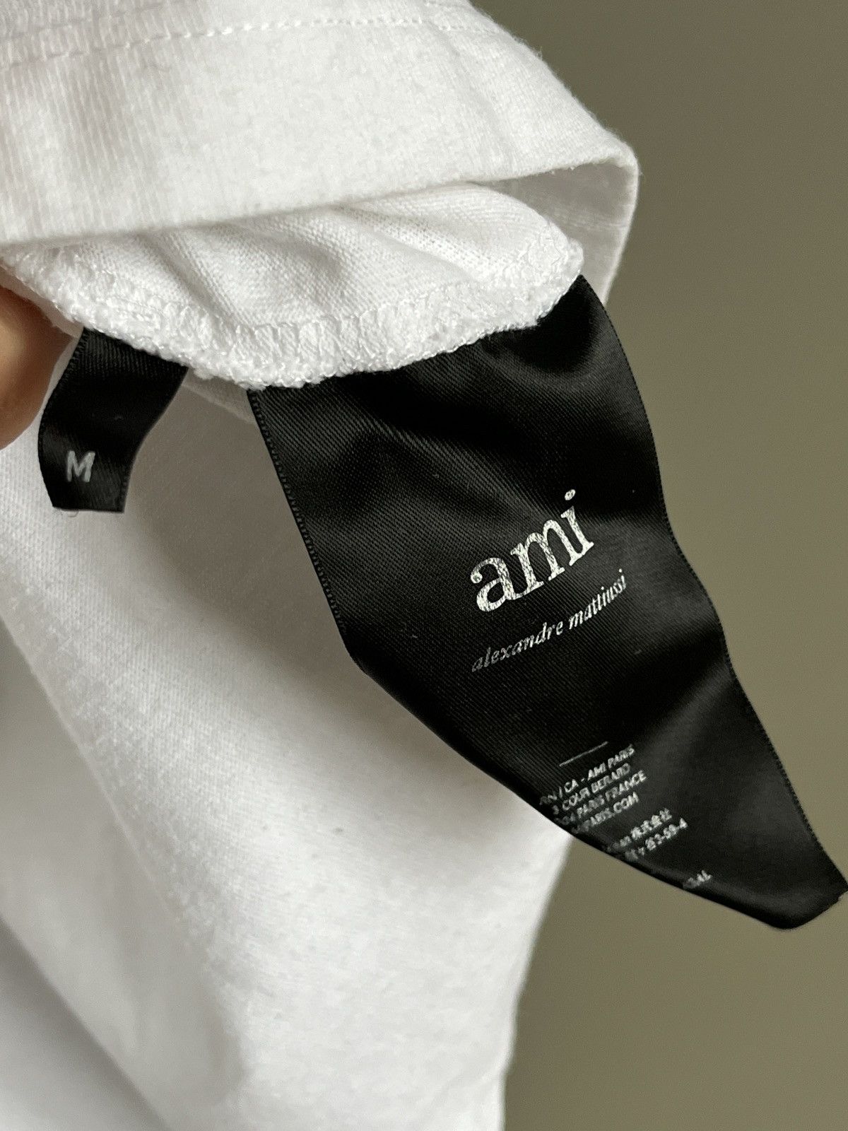 AMI Ami Alexander Mattiussi Thank You For Being A Friend Tee Size US M / EU 48-50 / 2 - 5 Thumbnail