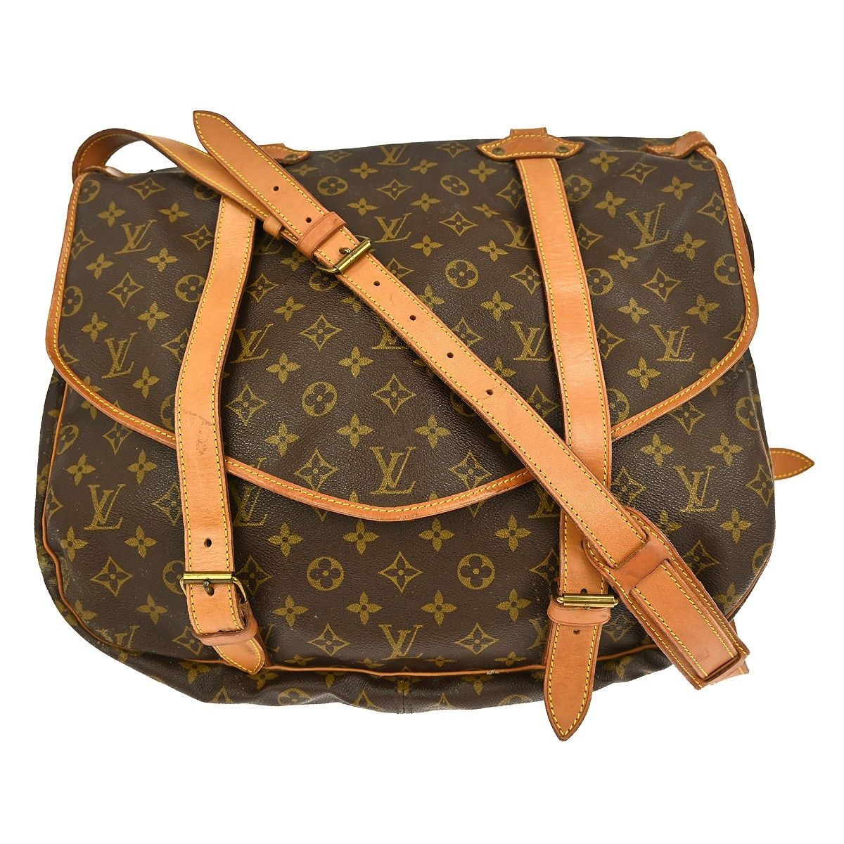 Louis Vuitton Louis Vuitton Saumur Handbag Monogram Canvas Size ONE SIZE - 1 Thumbnail