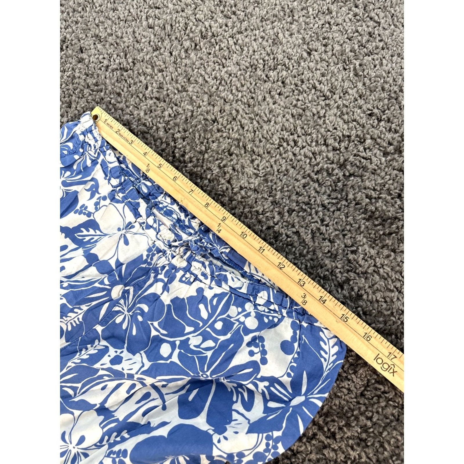 Victoria's Secret VINTAGE Victoria's Secret Capri Pants Womens M Blue Floral 90s Baggy/Loose Fit Size 32" / US 10 / IT 46 - 5 Thumbnail