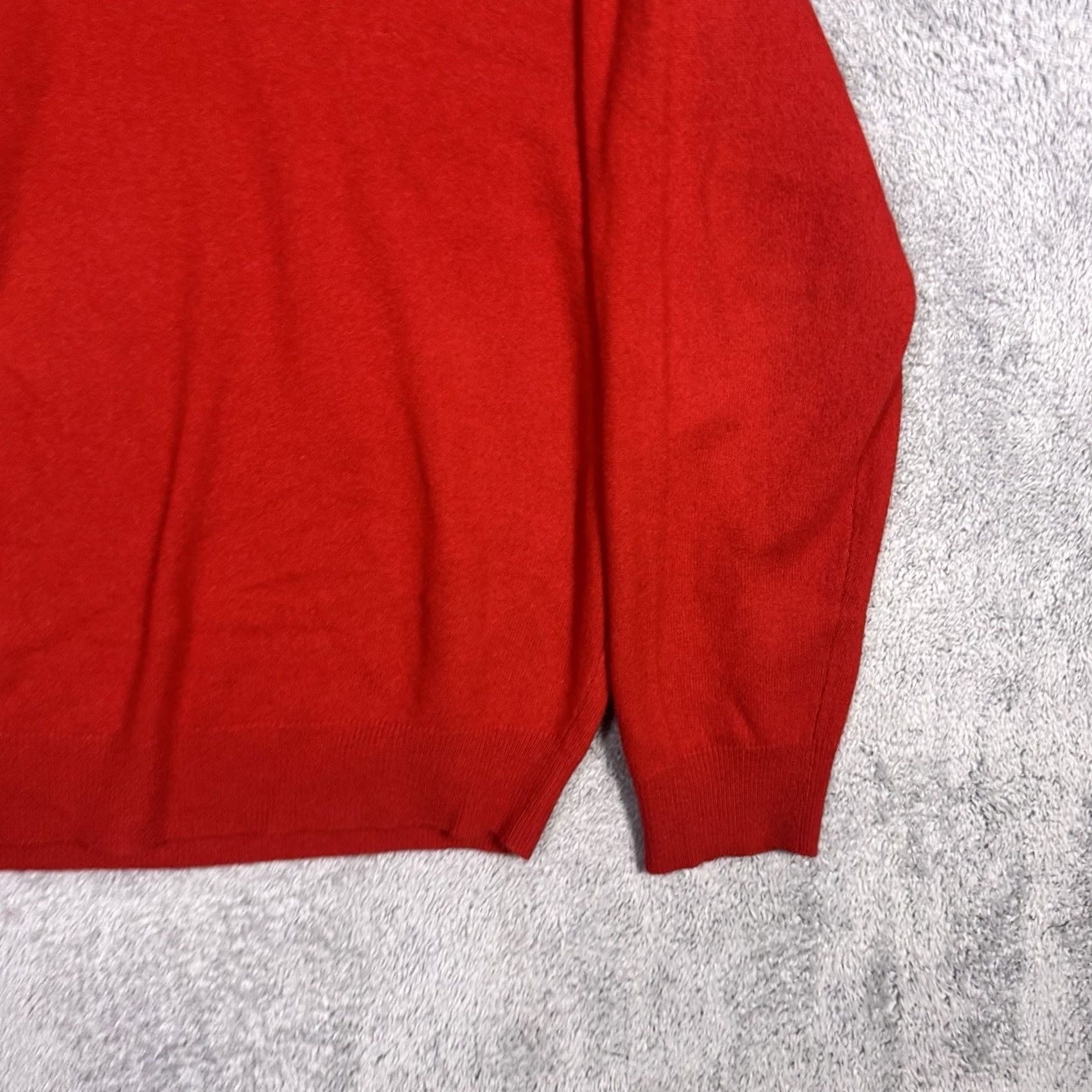 Jos. A. Bank Jos A. Bank Sweater Mens 2XL XL Mongolian Cashmere V-Neck Jumper Quiet Luxury Red Knit Pullover Holiday Winter Mens Size US XXL / EU 58 / 5 - 2 Thumbnail