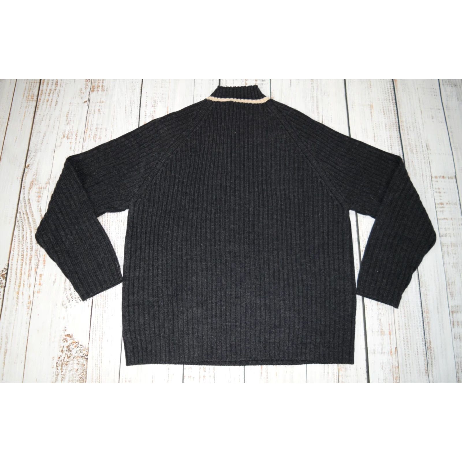 Vintage VINTAGE WHISPERING SMITH LONDON Sweater Jumper Striped Collar Mock Neck Size L Men Size US L / EU 52-54 / 3 - 6 Thumbnail
