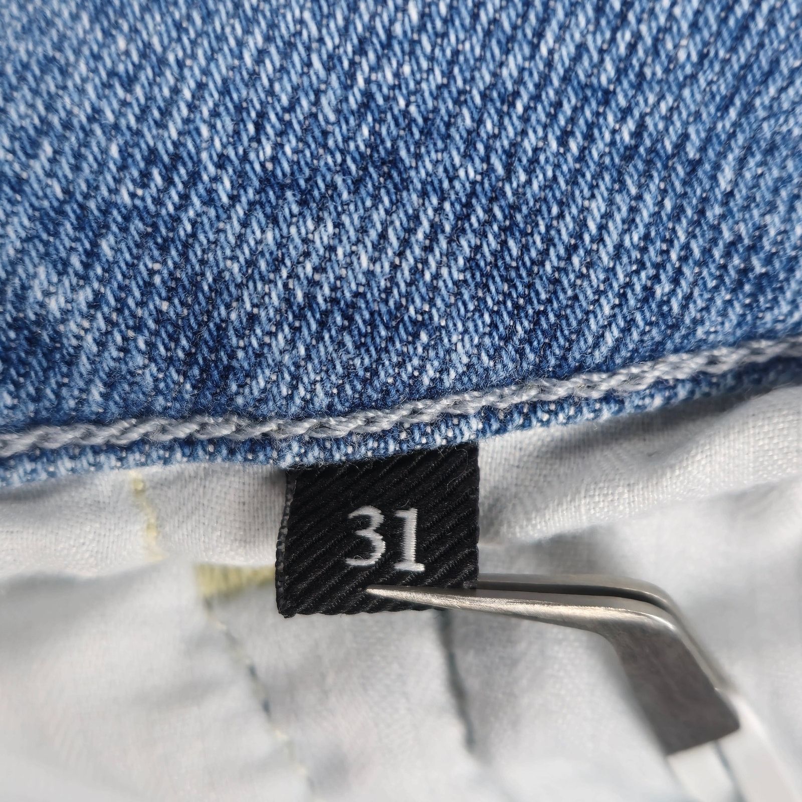 7 For All Mankind 7 for All Mankind 31 Josephina Distressed Button Fly Jeans Size 31" - 16 Thumbnail