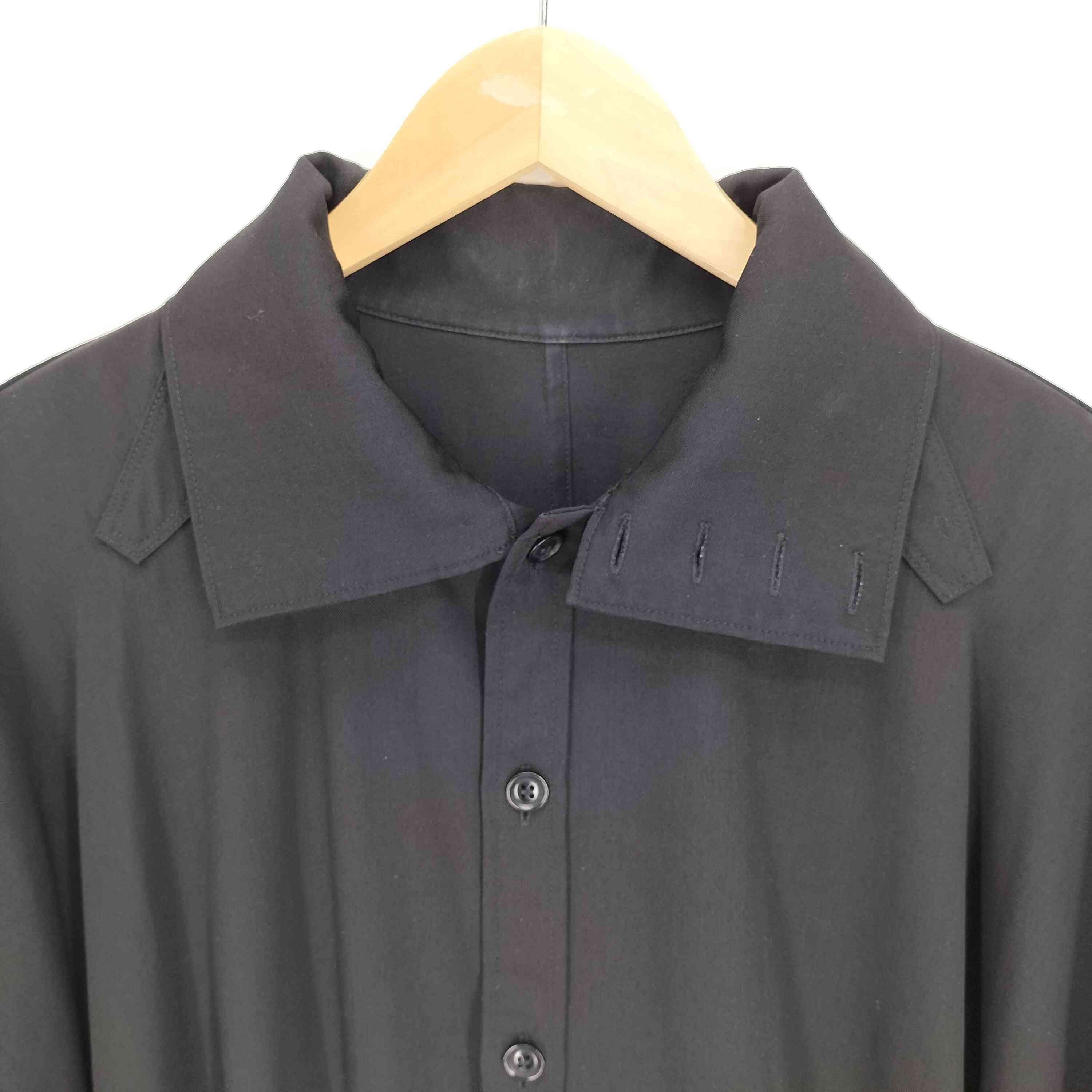Yohji Yamamoto Yohji Yamamoto POUR HOMME 17AW WOOL GABARDINE stand collar Size US L / EU 52-54 / 3 - 4 Thumbnail