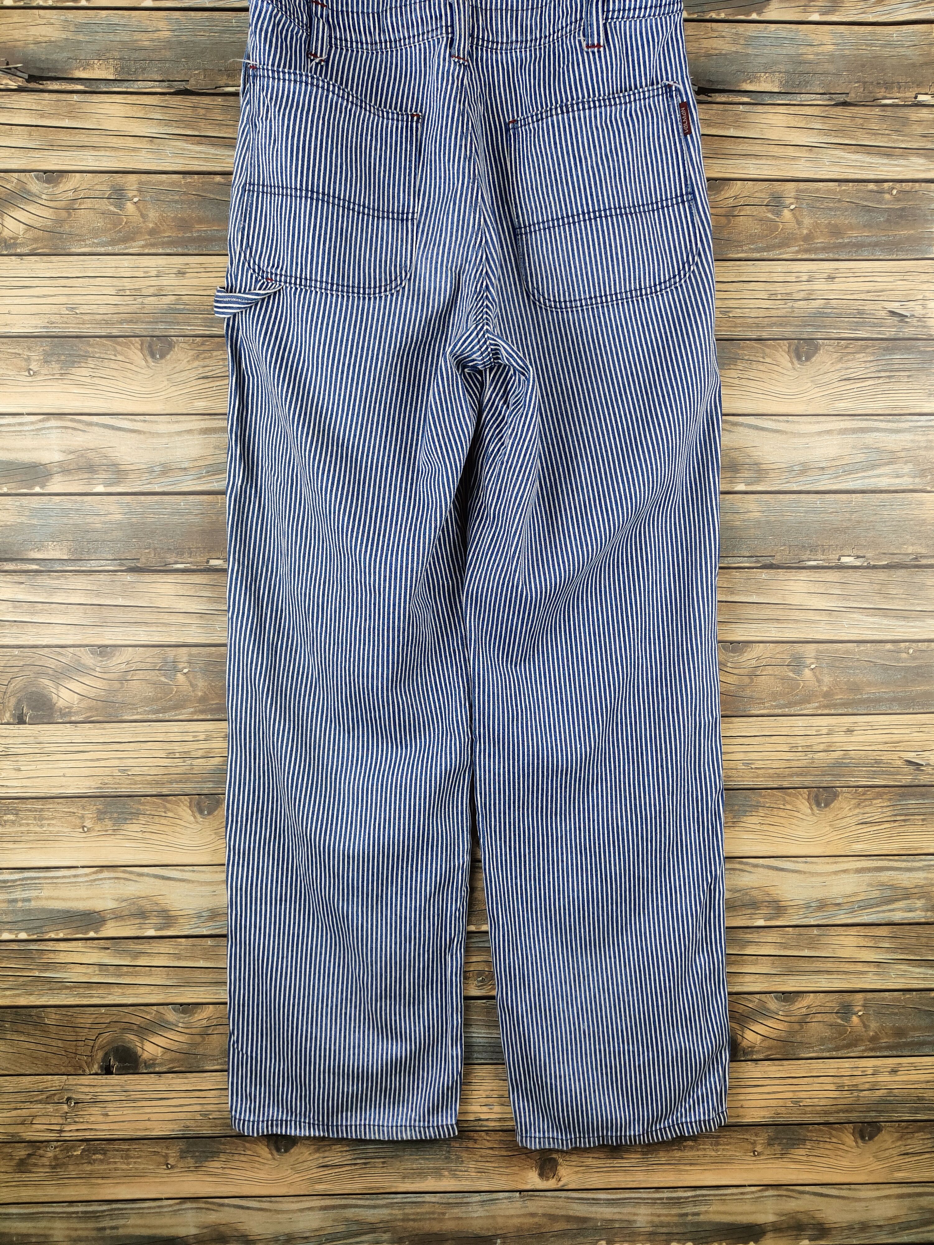 Japanese Brand Mini Valman Blue White Multipocket Jumpsuits #S2929 Size 28" / US 6 / IT 42 - 15 Thumbnail