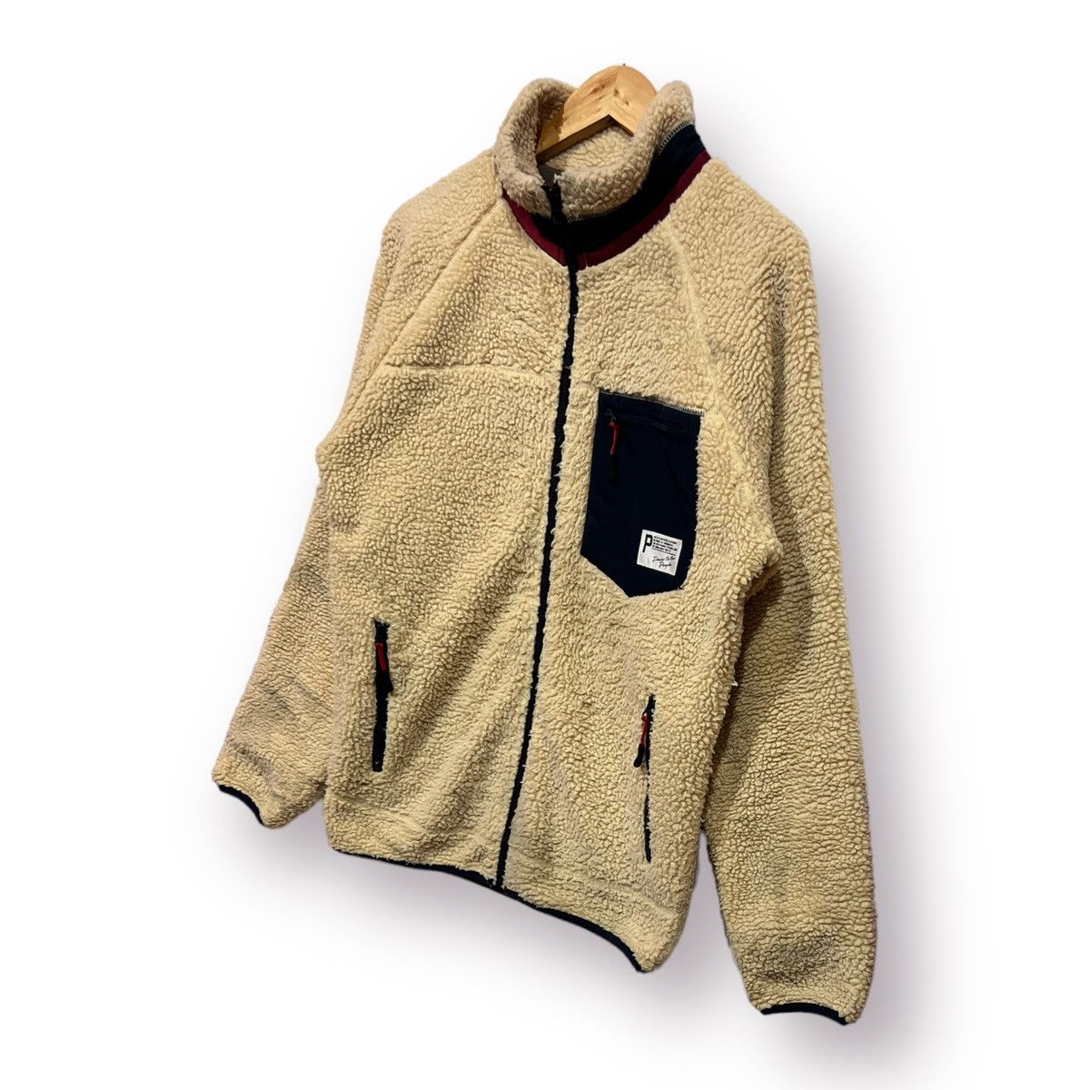 Japanese Brand 🔥 POWER TO THE PEOPLE PTTP DEEP PILE FLEECE JACKET - M Size US M / EU 48-50 / 2 - 2 Thumbnail