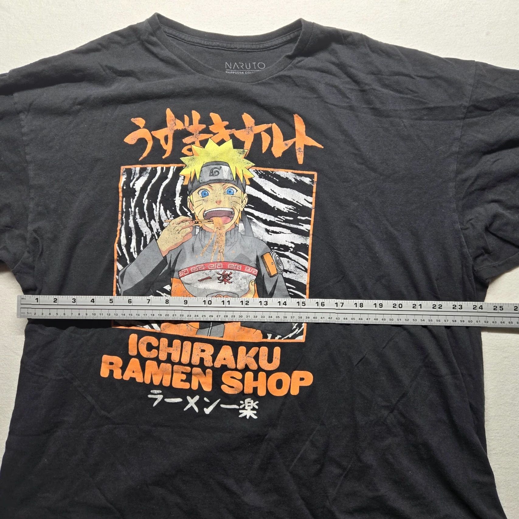 Vintage Viz Media Naruto Ichiraku Ramen Shop Shirt Adult 3XL Black Anime Tee Size US XXL / EU 58 / 5 - 5 Thumbnail