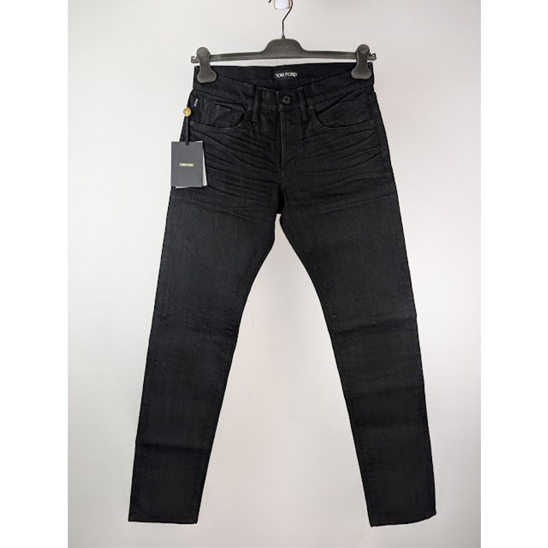 Tom Ford o1rshd1 Regular Fit Denim Jeans in Black Size US 29 - 2 Thumbnail