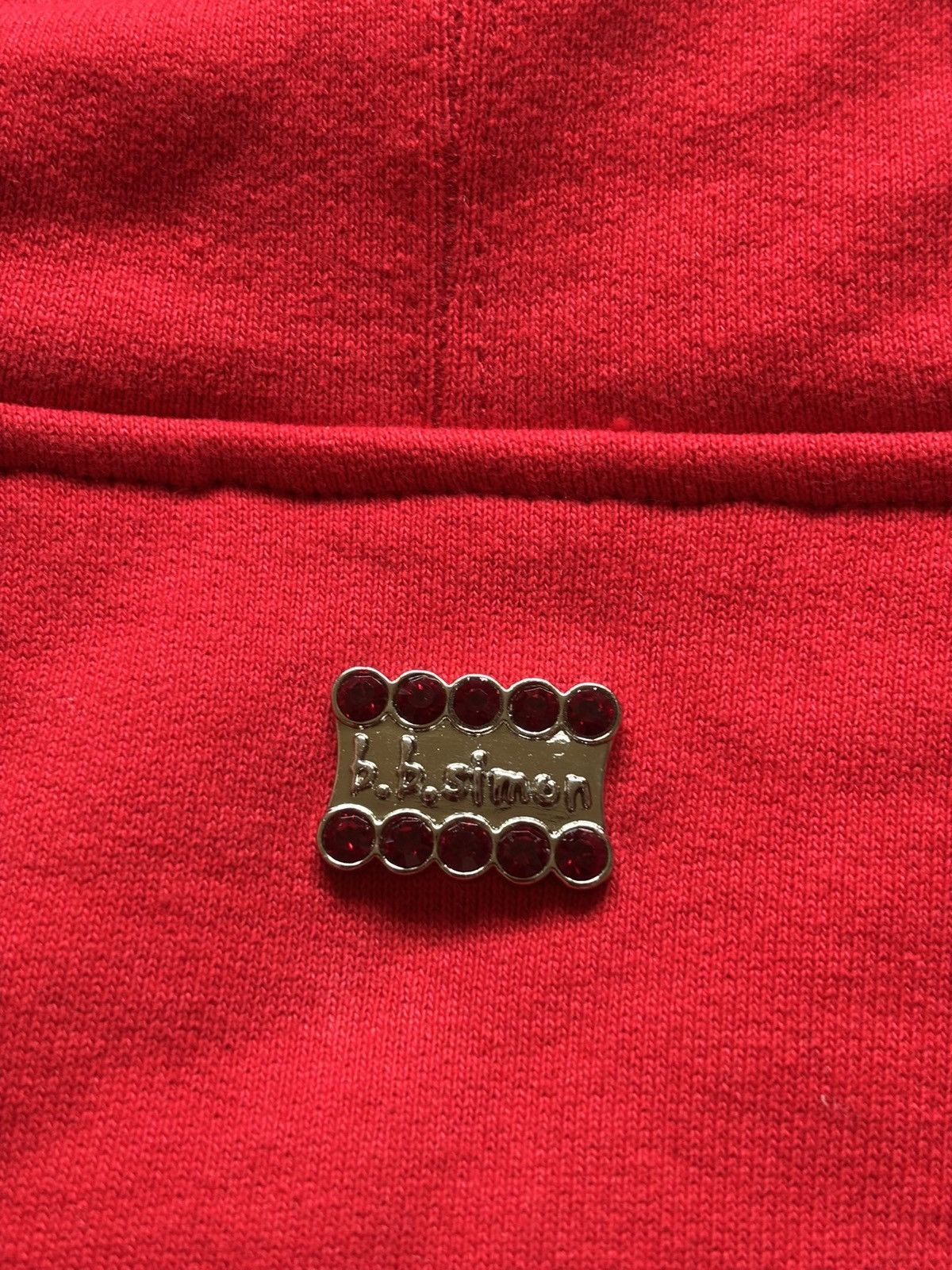 B.B. Simon × Supreme Supreme BB Simon Studded Zipup Hoodie Red Size US XL / EU 56 / 4 - 8 Thumbnail