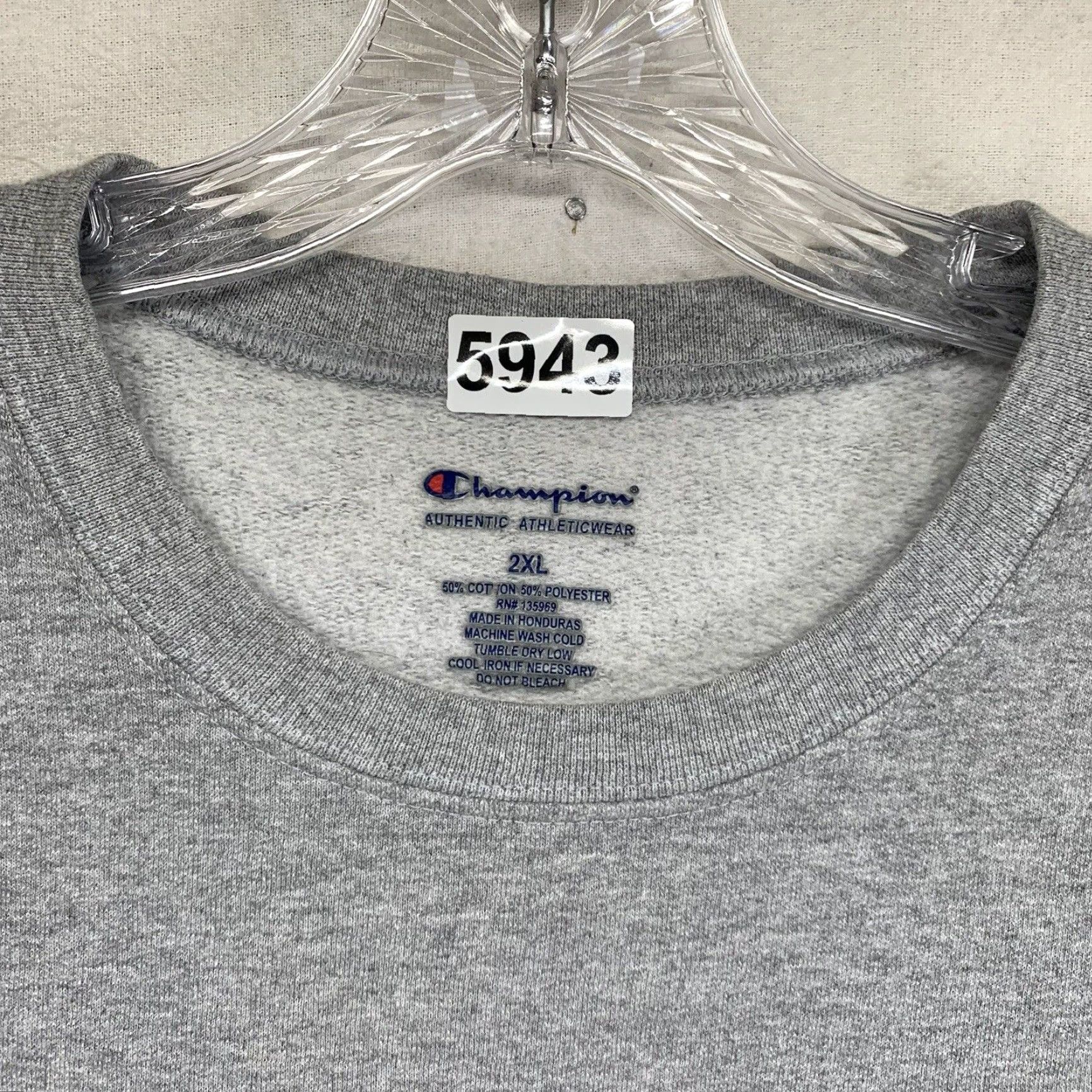 Champion Champion Crewneck Sweatshirt Unisex XL Gray 90s Graphic Print Sport Fleece Pullover Size US XL / EU 56 / 4 - 6 Thumbnail