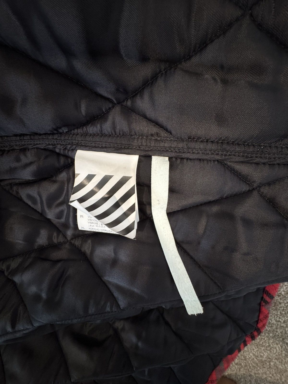 Off-White OFF-WHITE RED HOODED FLANNEL JACKET Size US S / EU 44-46 / 1 - 6 Thumbnail