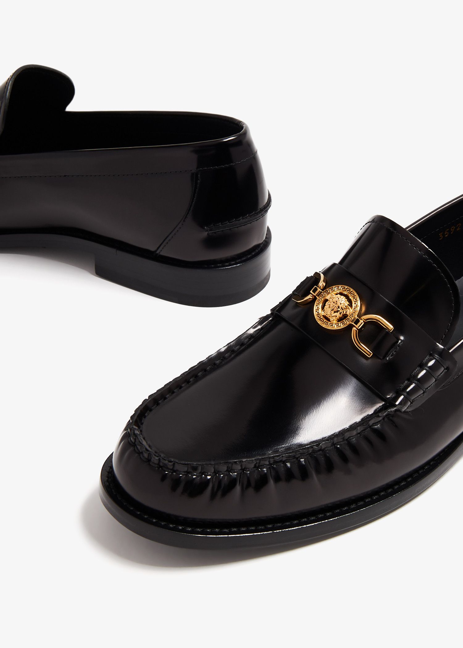 Versace o1s22i1n1224 Medusa '95 Loafers in Black Size US 10 / EU 43 - 3 Thumbnail