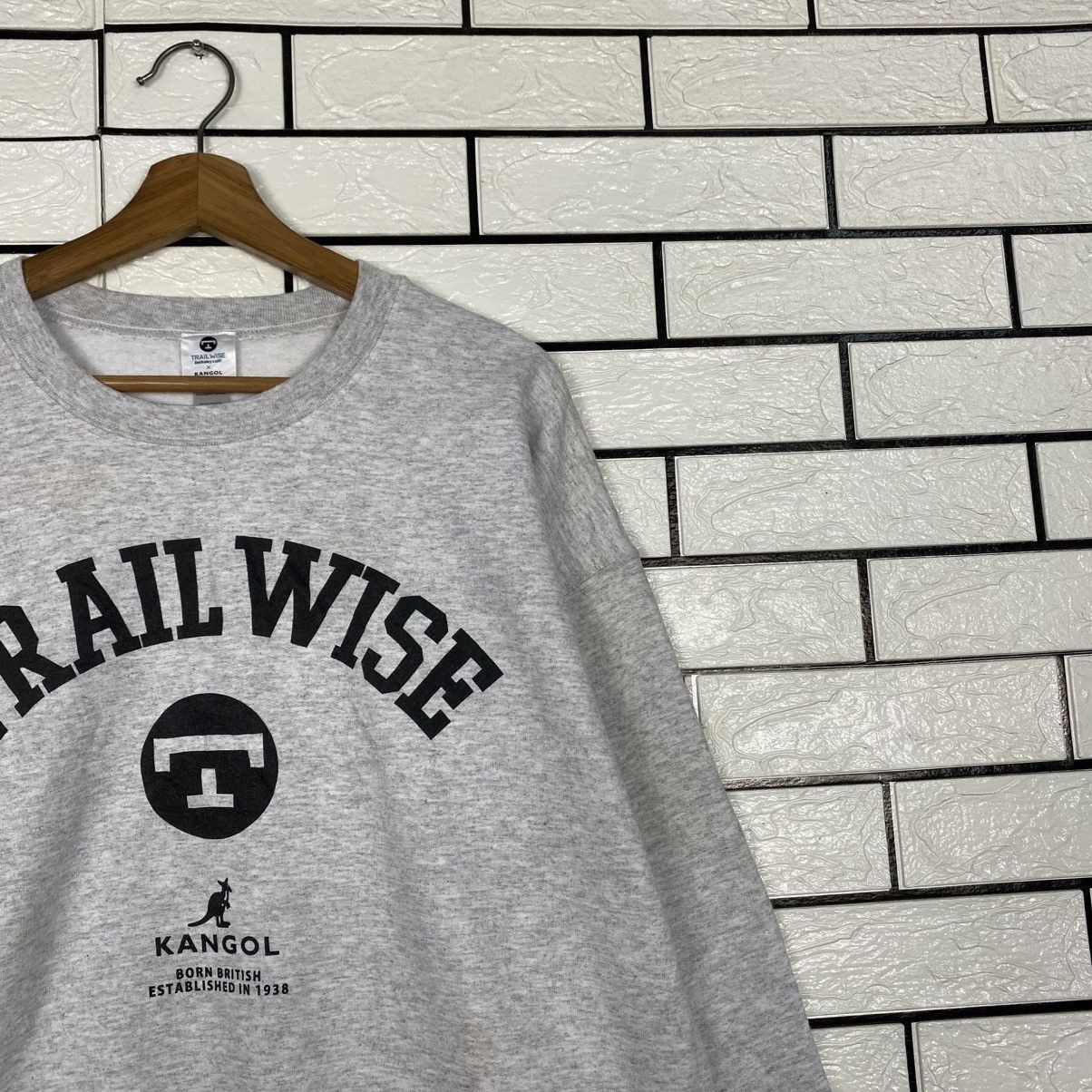 Japanese Brand 📌Vintage Sweatshirt Kangol Big Logo Design Embroidery Size US L / EU 52-54 / 3 - 5 Thumbnail