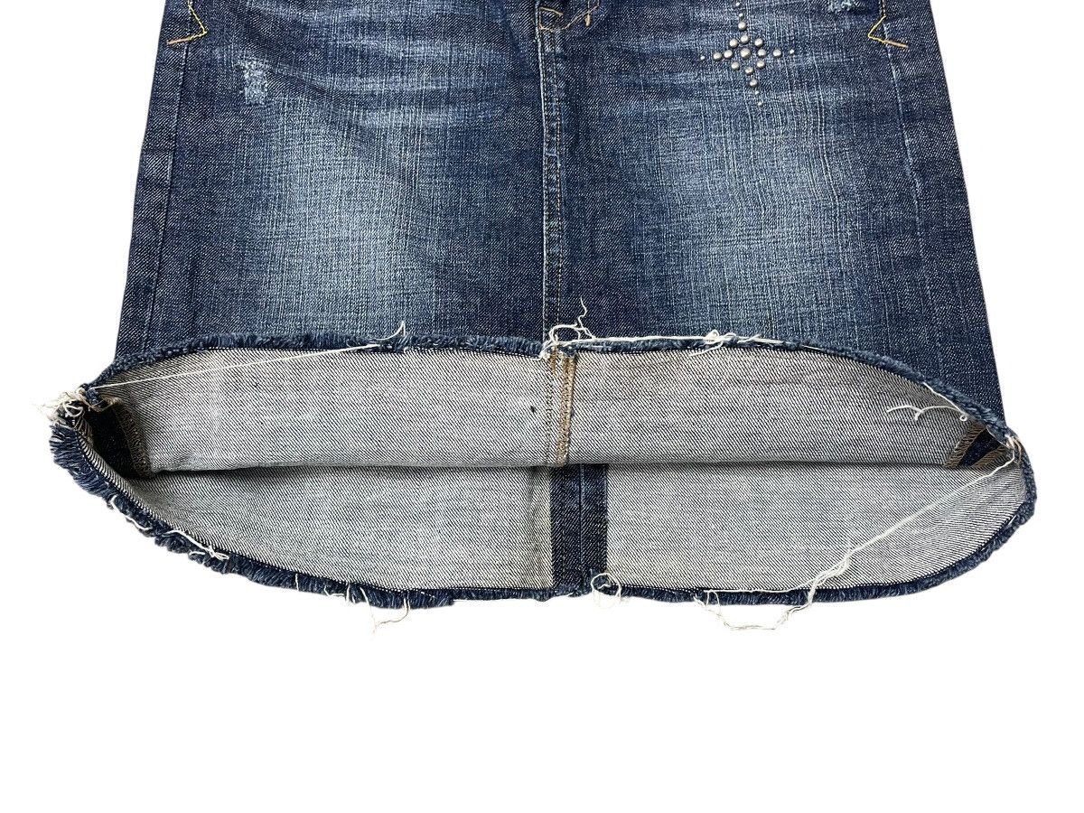 Japanese Brand Vintage Flash Report Mini Skirt Streetwear Size 29" - 12 Thumbnail