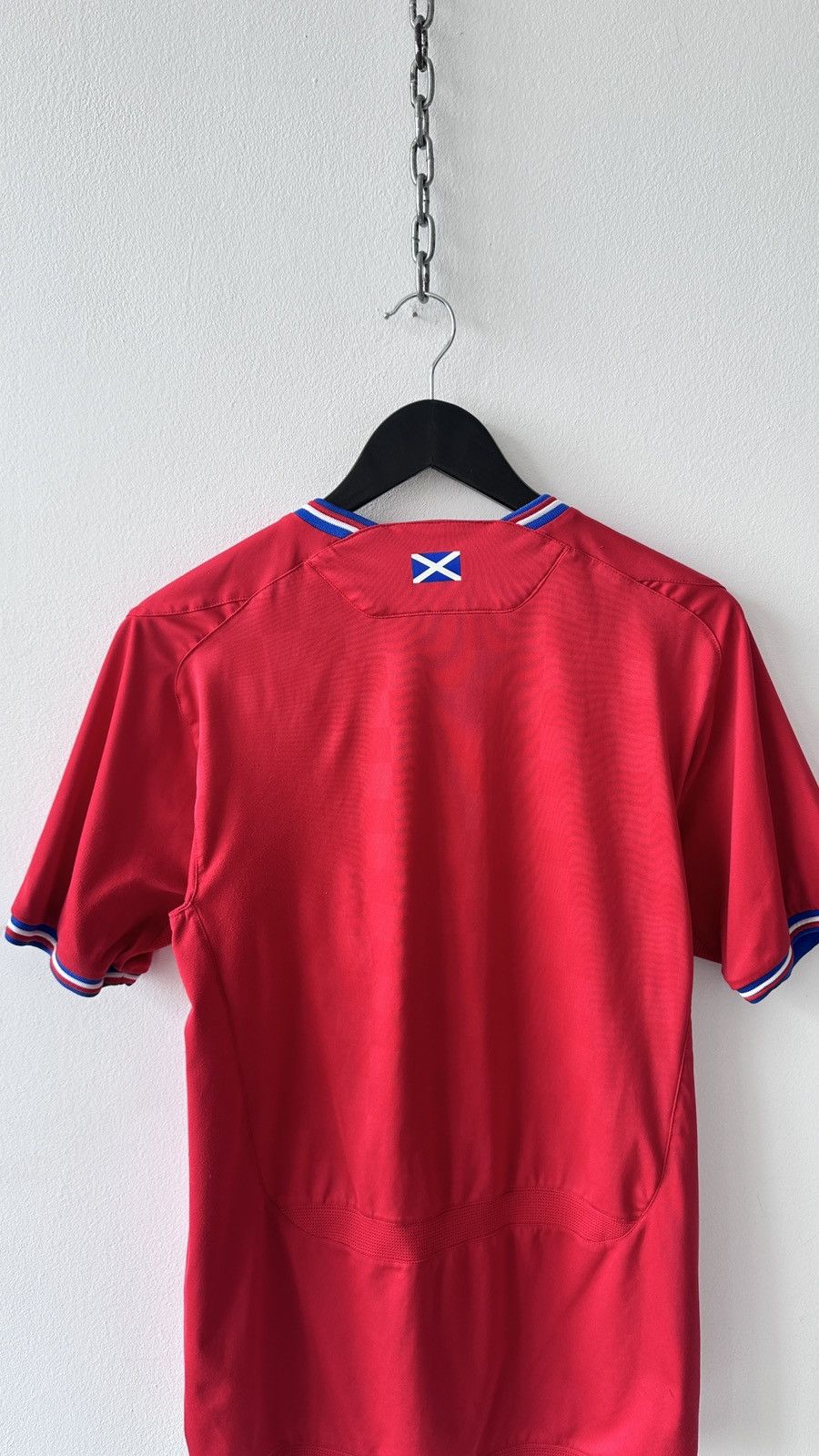 Umbro Glasgow Rangers 09-10 Away Football Shirt Umbro Carling Red Size US M / EU 48-50 / 2 - 8 Thumbnail
