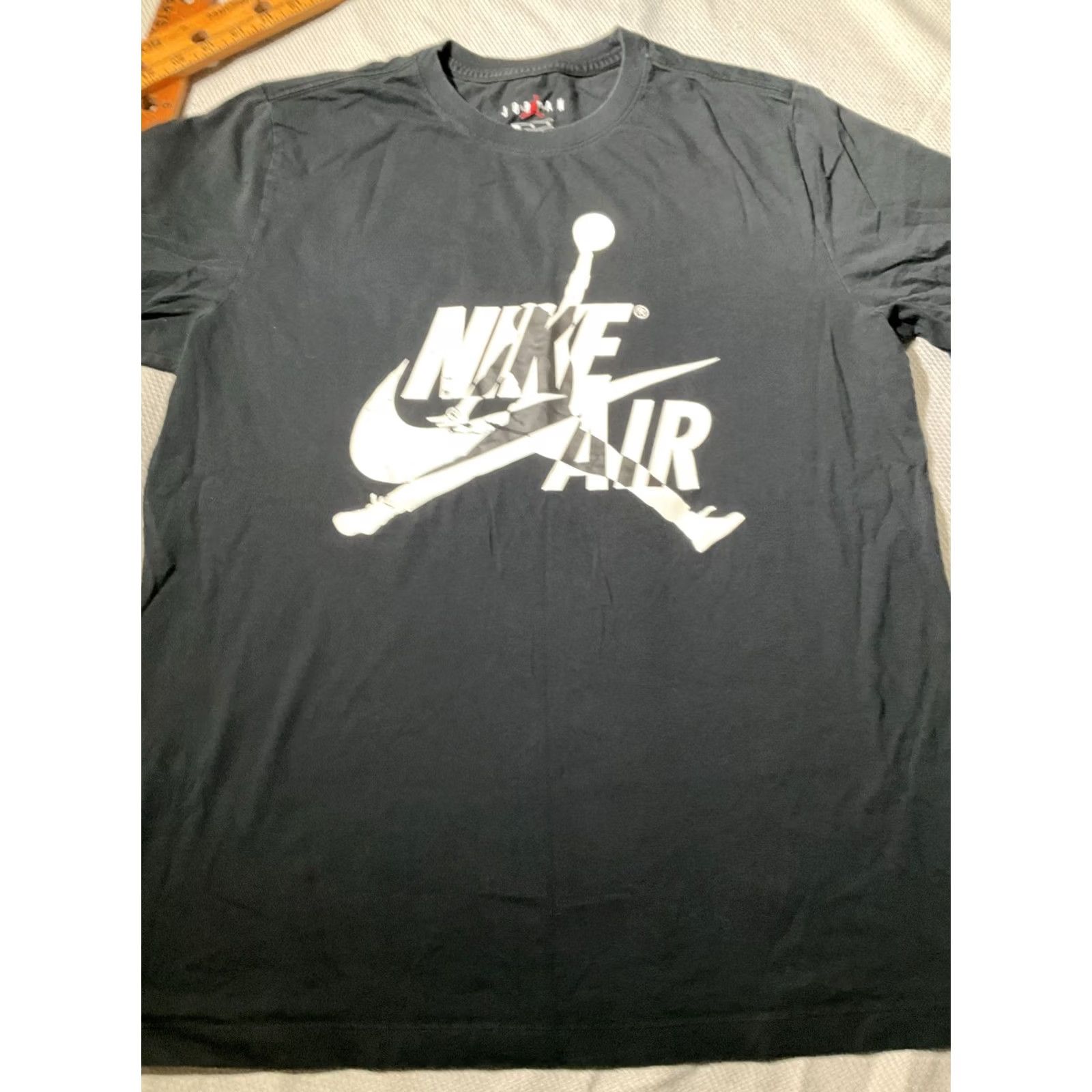 Jordan Brand Nike Air Jordan Shirt Mens Large Black Jumpman Logo Casual Swoosh Graphic Tee Size US L / EU 52-54 / 3 - 3 Thumbnail