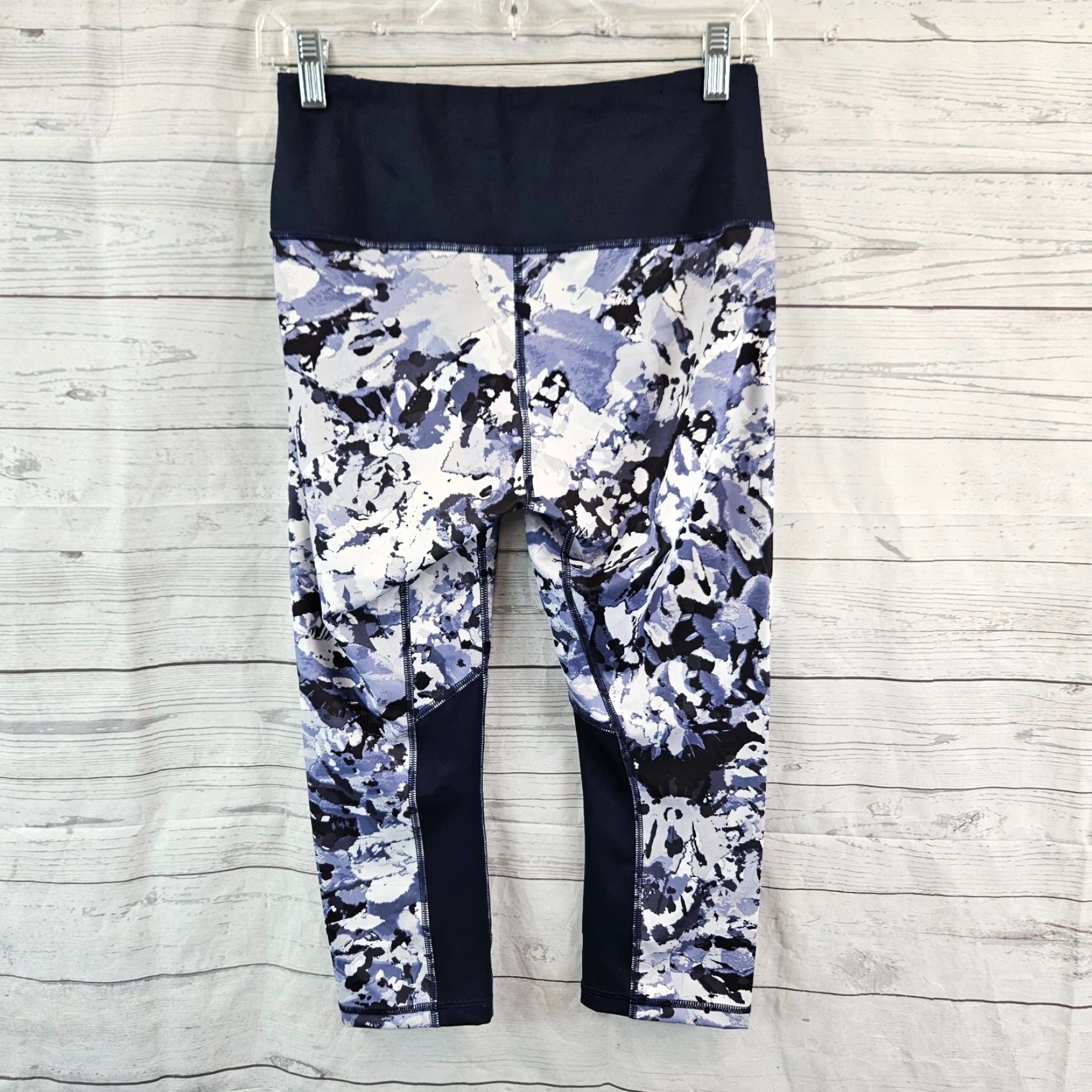 Vintage Lucy Womens Cropped Leggings Sz Small Blue Mid Rise Size 28" / US 6 / IT 42 - 3 Thumbnail