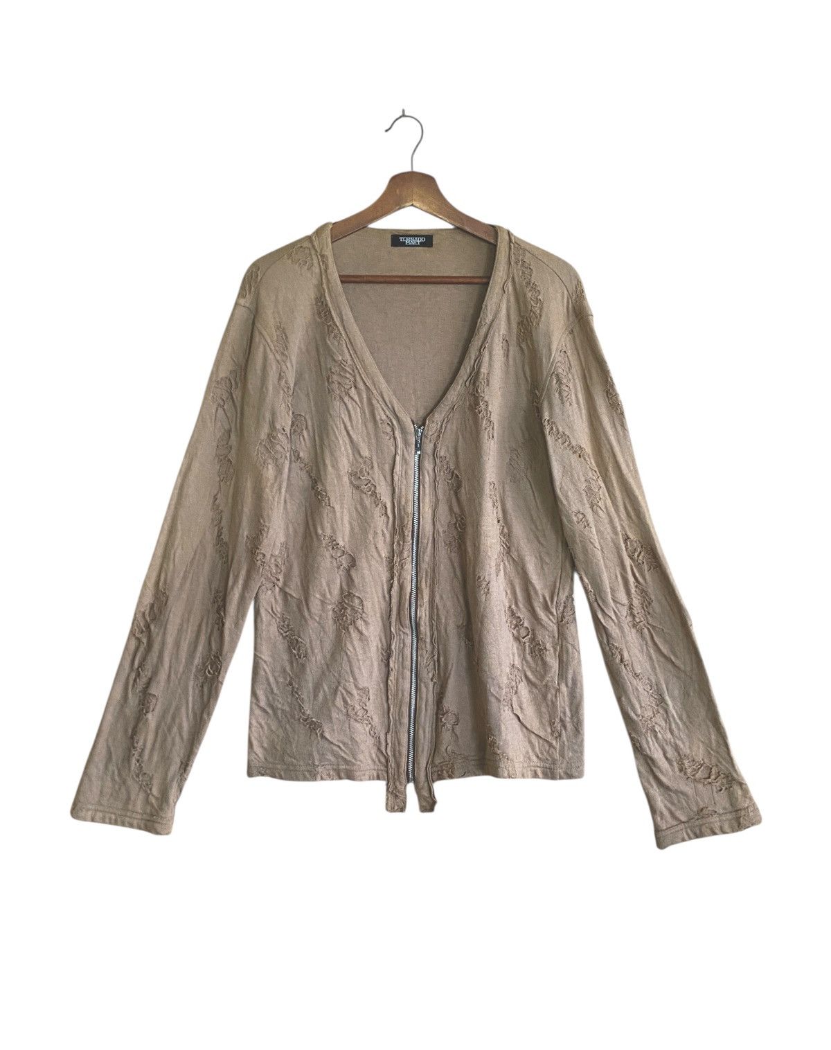 Tornado Mart Very Rare Vintage Tornado Mart Distressed Cardigan 1990s Size US M / EU 48-50 / 2 - 1 Thumbnail