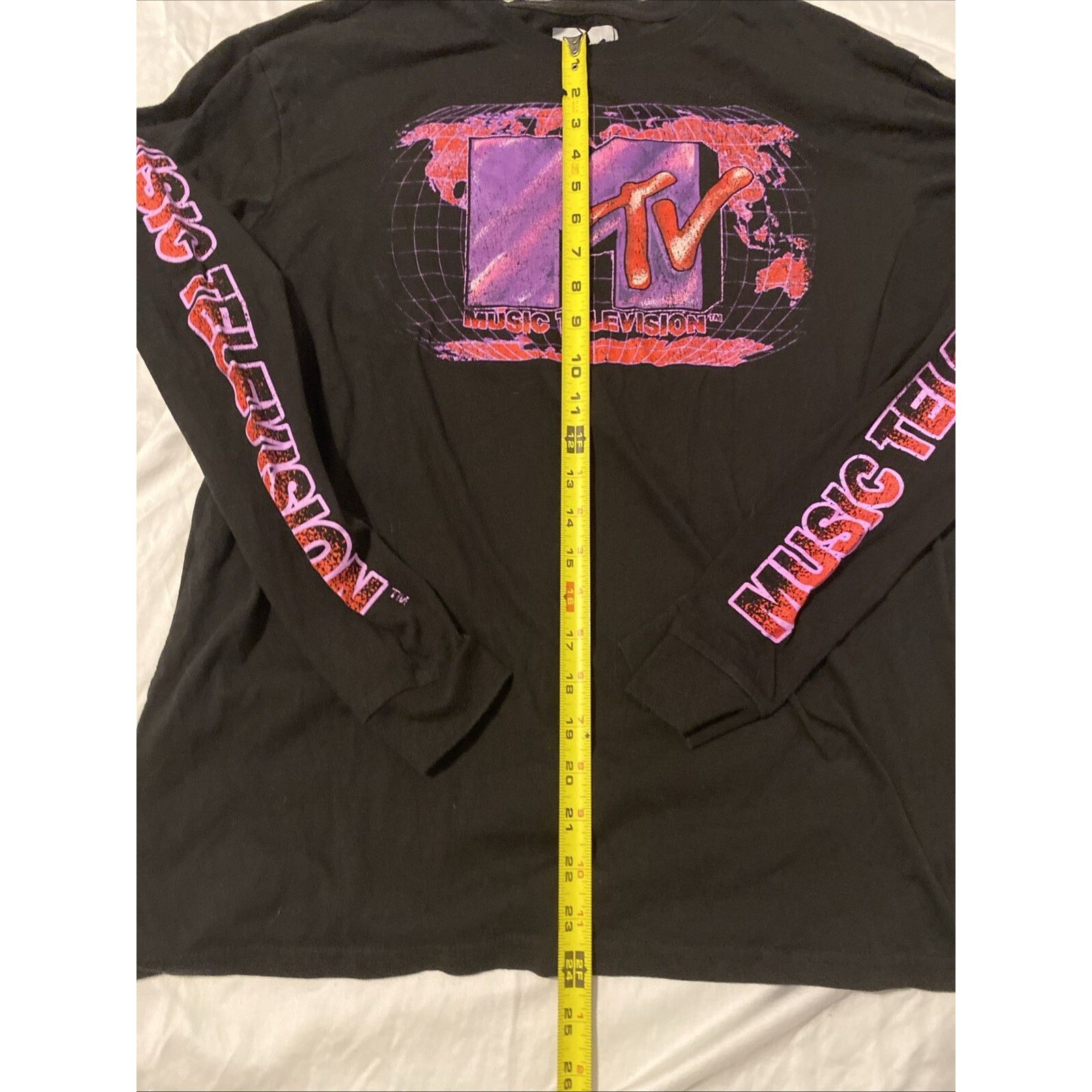 Mtv MTV Music Television Men's Large Long Sleeve Size US L / EU 52-54 / 3 - 2 Thumbnail