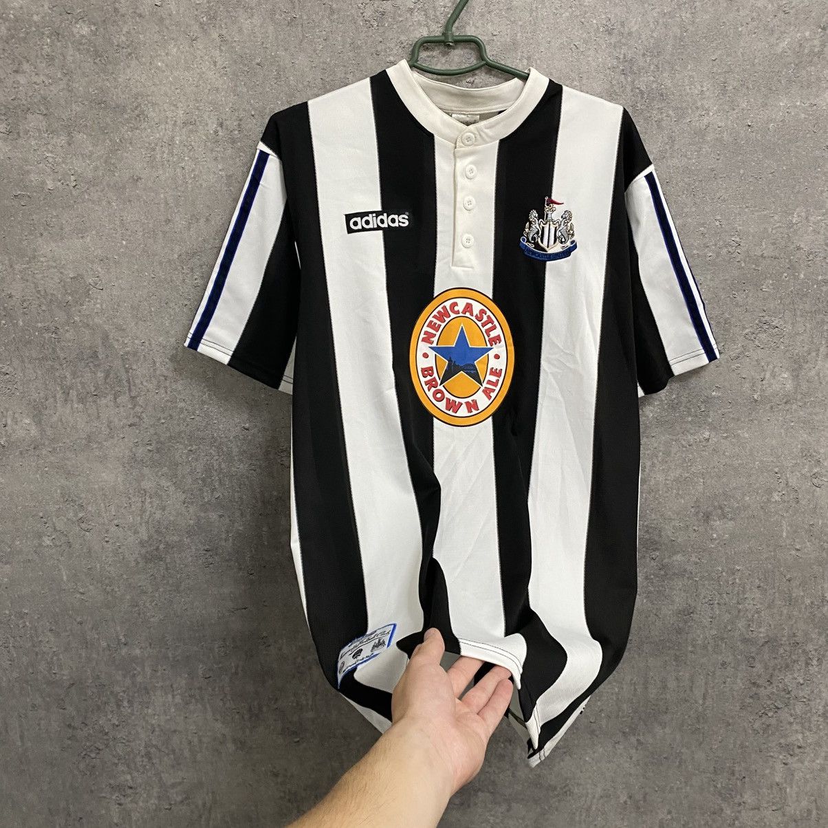 Adidas Vintage 90s Adidas Newcastle United 1995-97 Home Jersey Size US XL / EU 56 / 4 - 2 Thumbnail