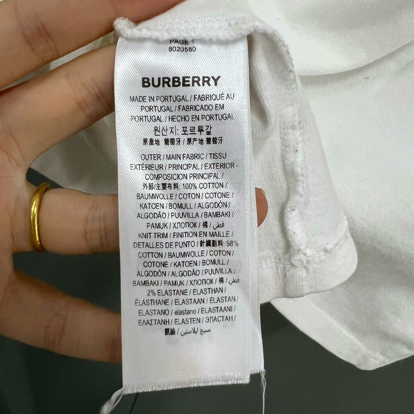 Burberry Burberry Check Letter Embroidery Short Sleeve Size US L / EU 52-54 / 3 - 3 Thumbnail