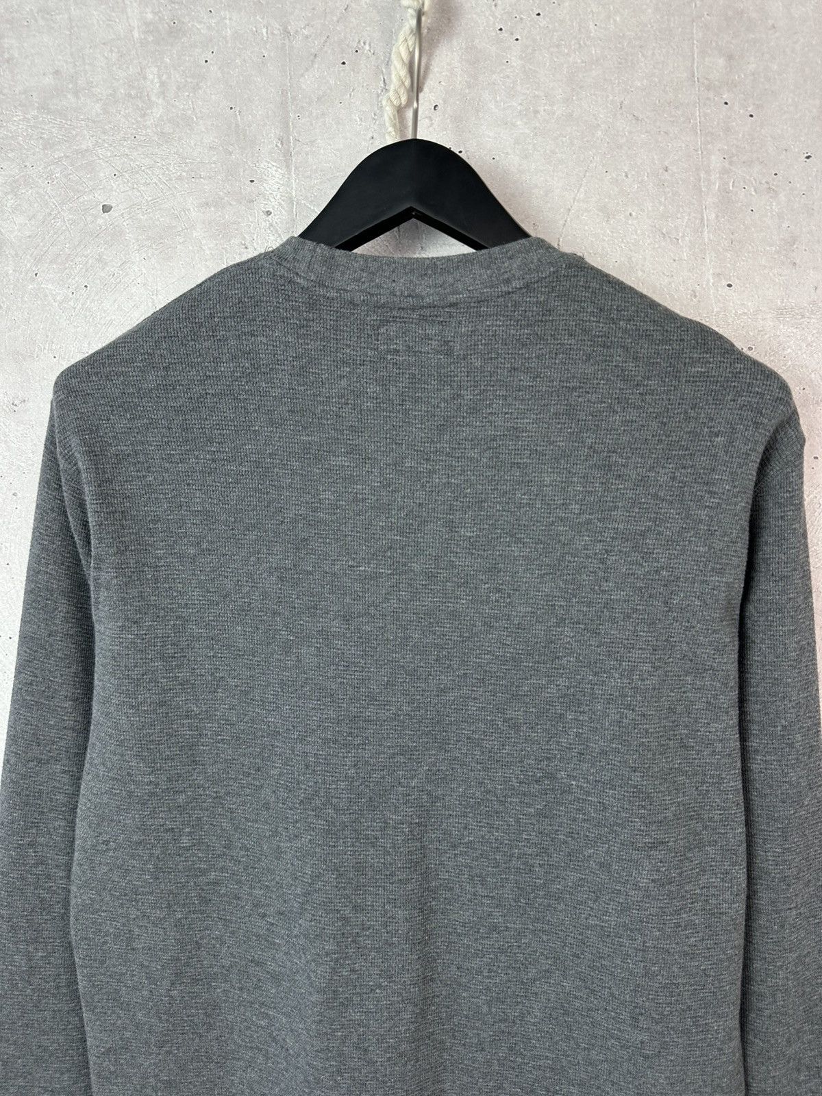 Polo Ralph Lauren Ralph Laurent Grey Waffle Cotton Men’s Crew Neck Jumper Size US L / EU 52-54 / 3 - 8 Thumbnail