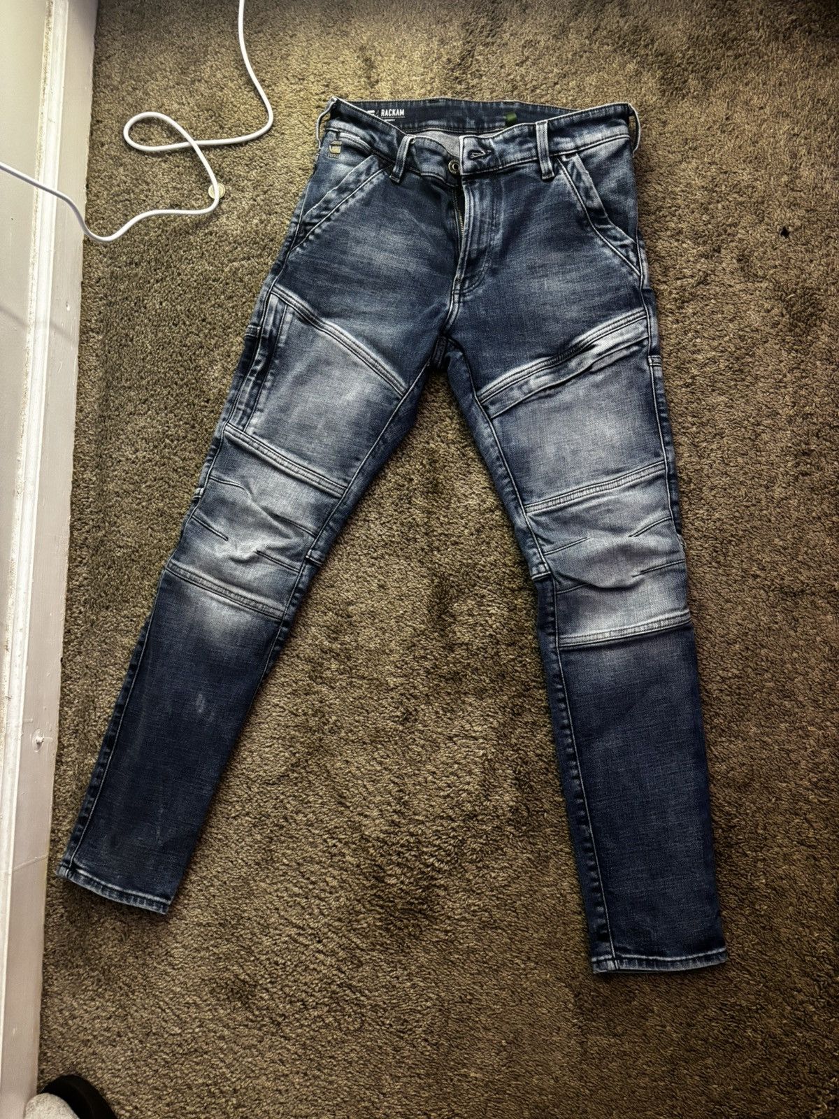 G-Star G-Star 5620 3D Zip Knee Skinny Jeans Size US 30 / EU 46 - 7 Thumbnail