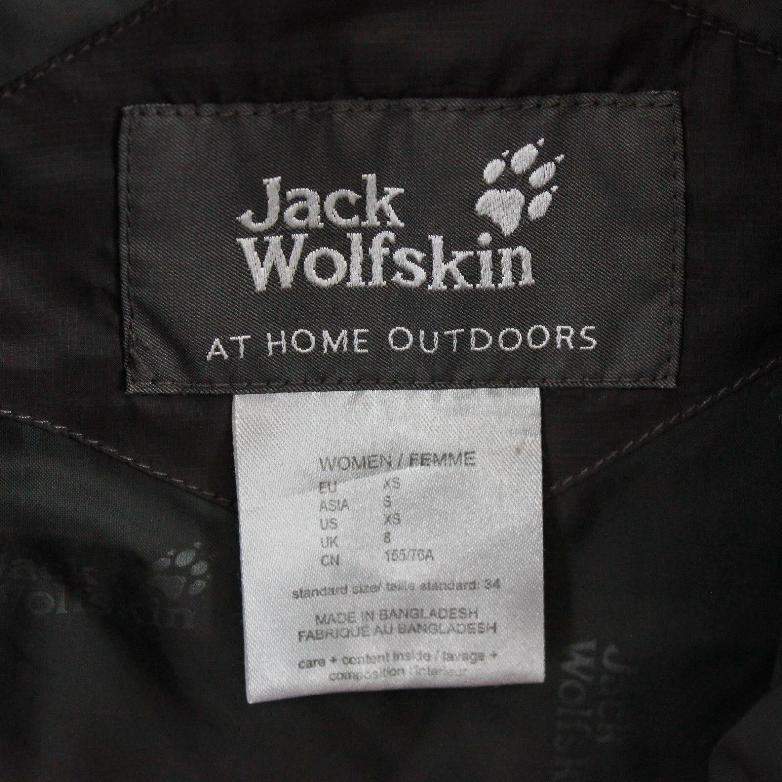 Jack Wolfskin Women XS Puffer Gilet Vest Tank Waistcoat Jacket Zip Up Size XS / US 0-2 / IT 36-38 - 2 Thumbnail