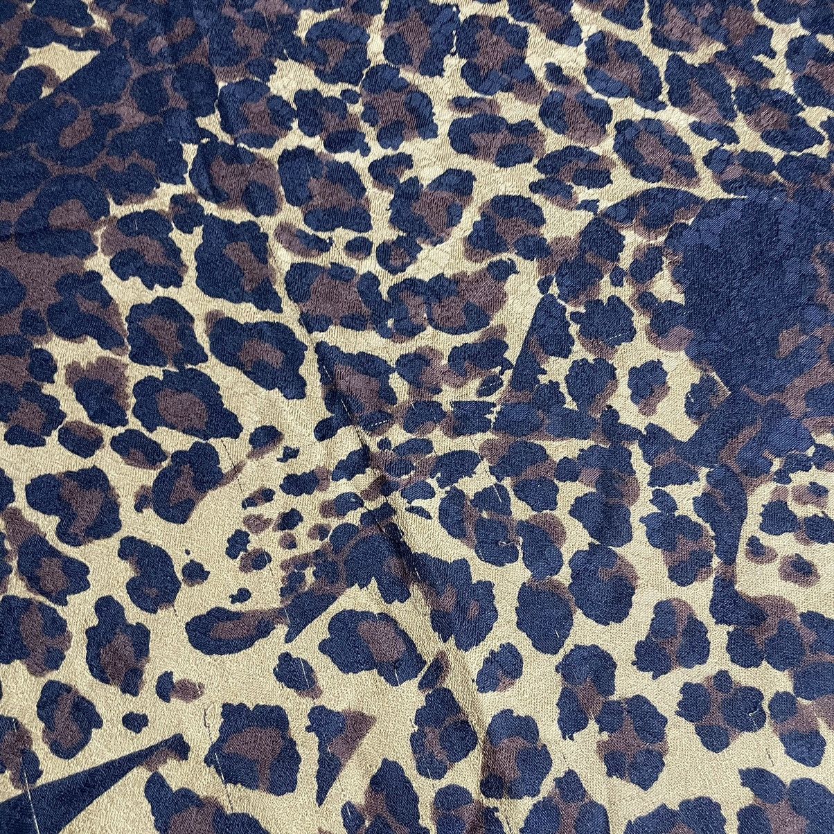 Vintage Vary Rare! Vintage YvesSaintLaurent Leopard Oversized Scarf Size ONE SIZE - 17 Thumbnail
