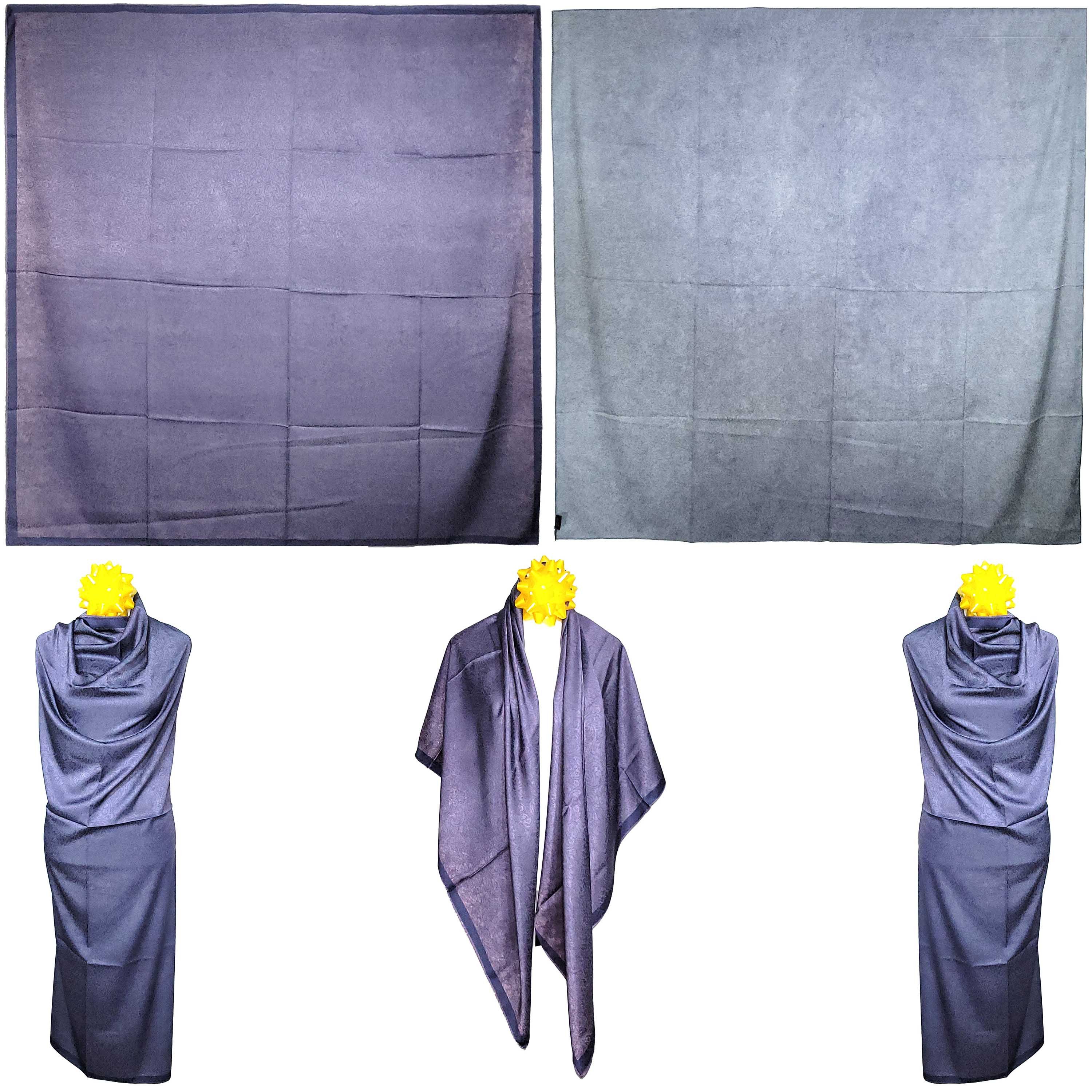 Other NWT Double Sided Silk Scarf 52"x52" Large Square Wrap 3238 Size ONE SIZE - 1 Thumbnail