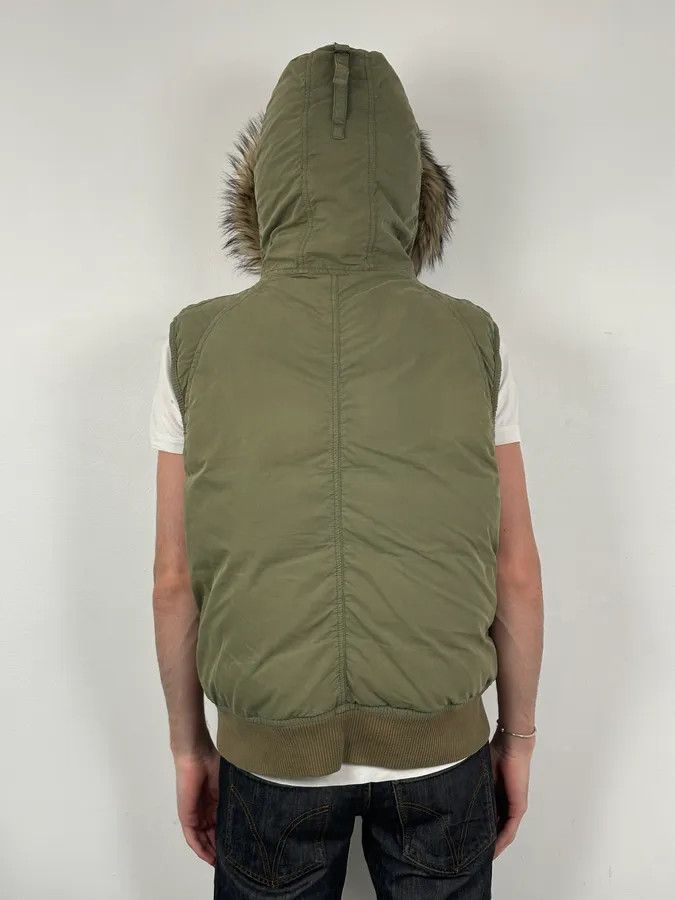 Polo Ralph Lauren 2010s Ralph Lauren Khaki Removable Fur-Lined Vest Size US M / EU 48-50 / 2 - 4 Thumbnail
