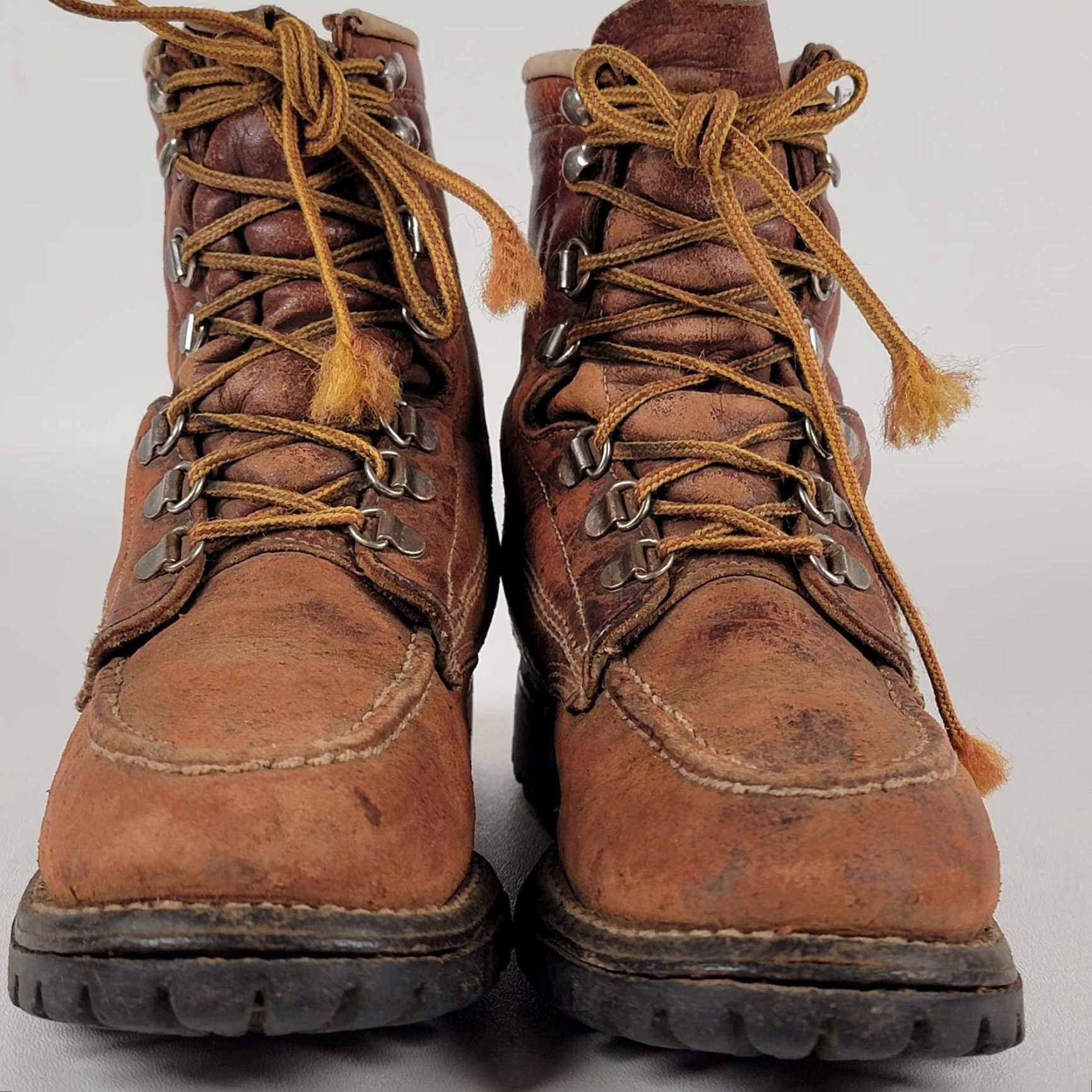 Vintage VINTAGE Wood Stream Boots Men Brown Leather Workwear Grunge Size 6.5 N Boots Size US 7 / EU 40 - 3 Thumbnail