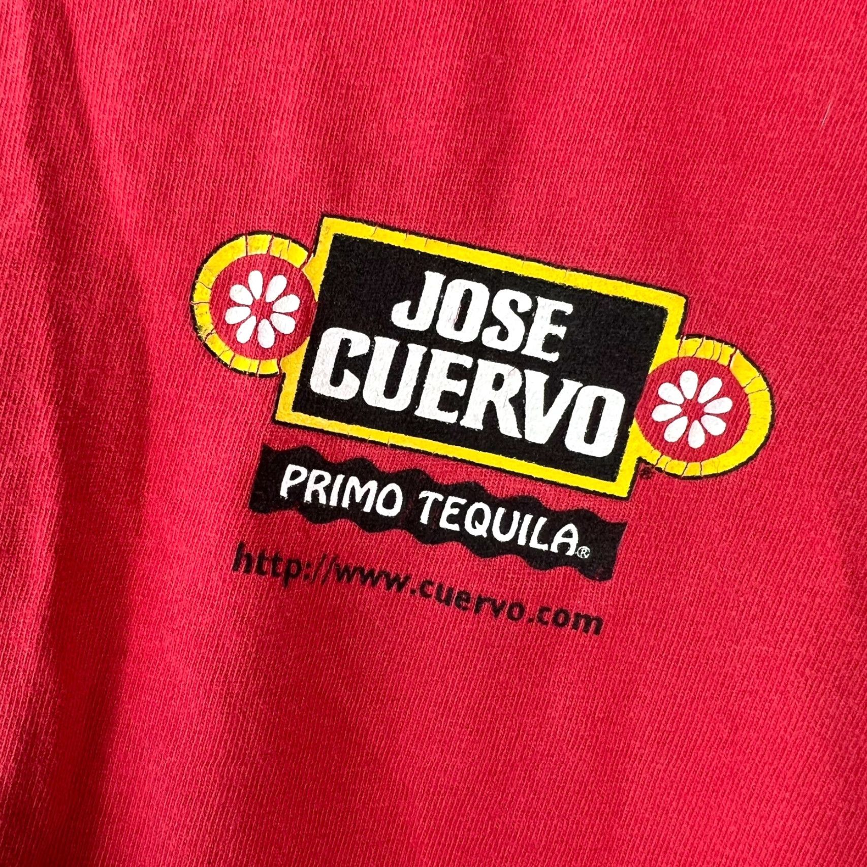 Vintage Jose Cuervo Shirt Mens Short Sleeves Graphic Red T Shirt Size L Size US L / EU 52-54 / 3 - 4 Thumbnail