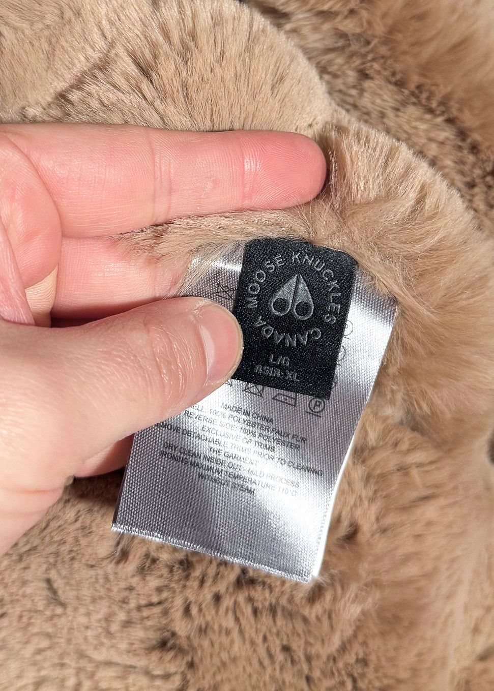 Moose Knuckles Moose Knuckles Beige Debbie Bunny Reversible Bomber Jacket Size L / US 10 / IT 46 - 12 Thumbnail