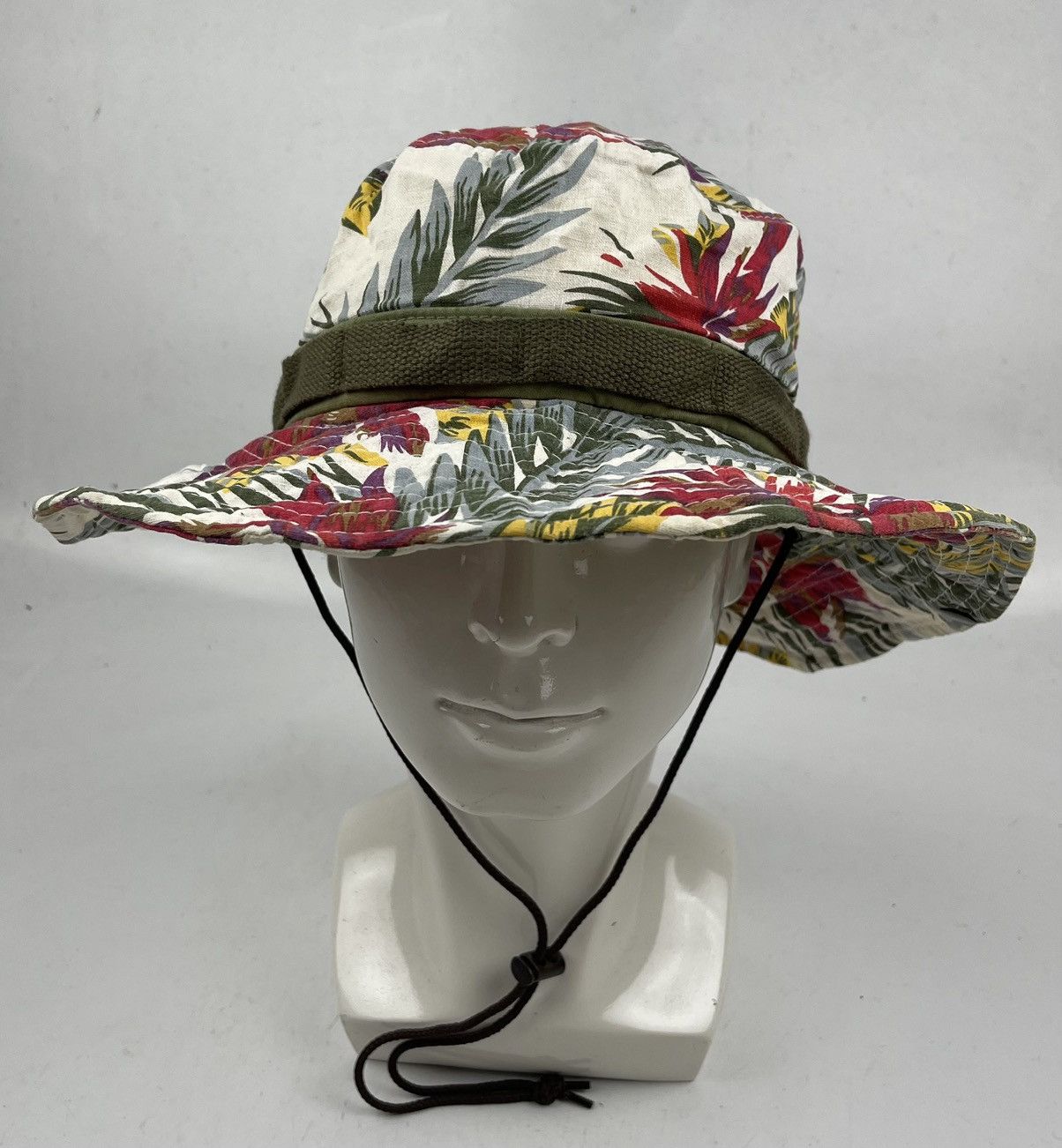 Japanese Brand multicolour floral bucket hat tc41 Size ONE SIZE - 2 Thumbnail