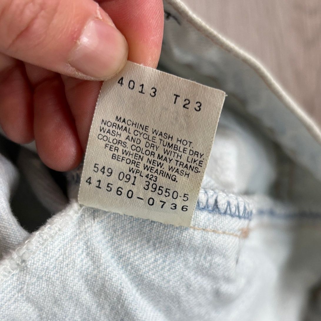 Levi's × Vintage VTG 90s Levi's Silvertab Loose Baggy Tapered Jeans 31x32 Y2K Size US 31 - 12 Thumbnail