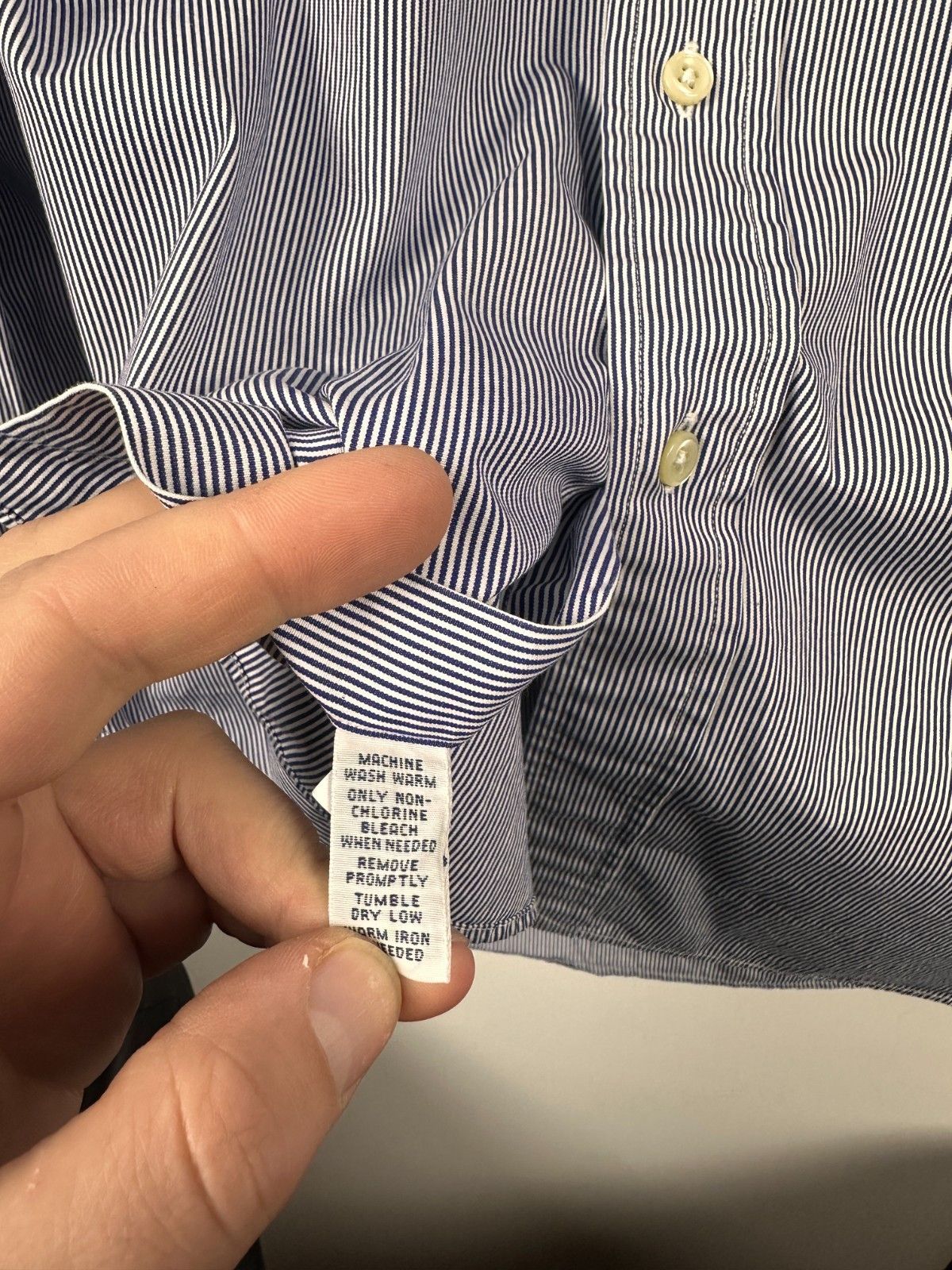 Ralph Lauren Ralph Lauren Button Down Shirt Size 18 34\35 Striped Size US XL / EU 56 / 4 - 6 Thumbnail