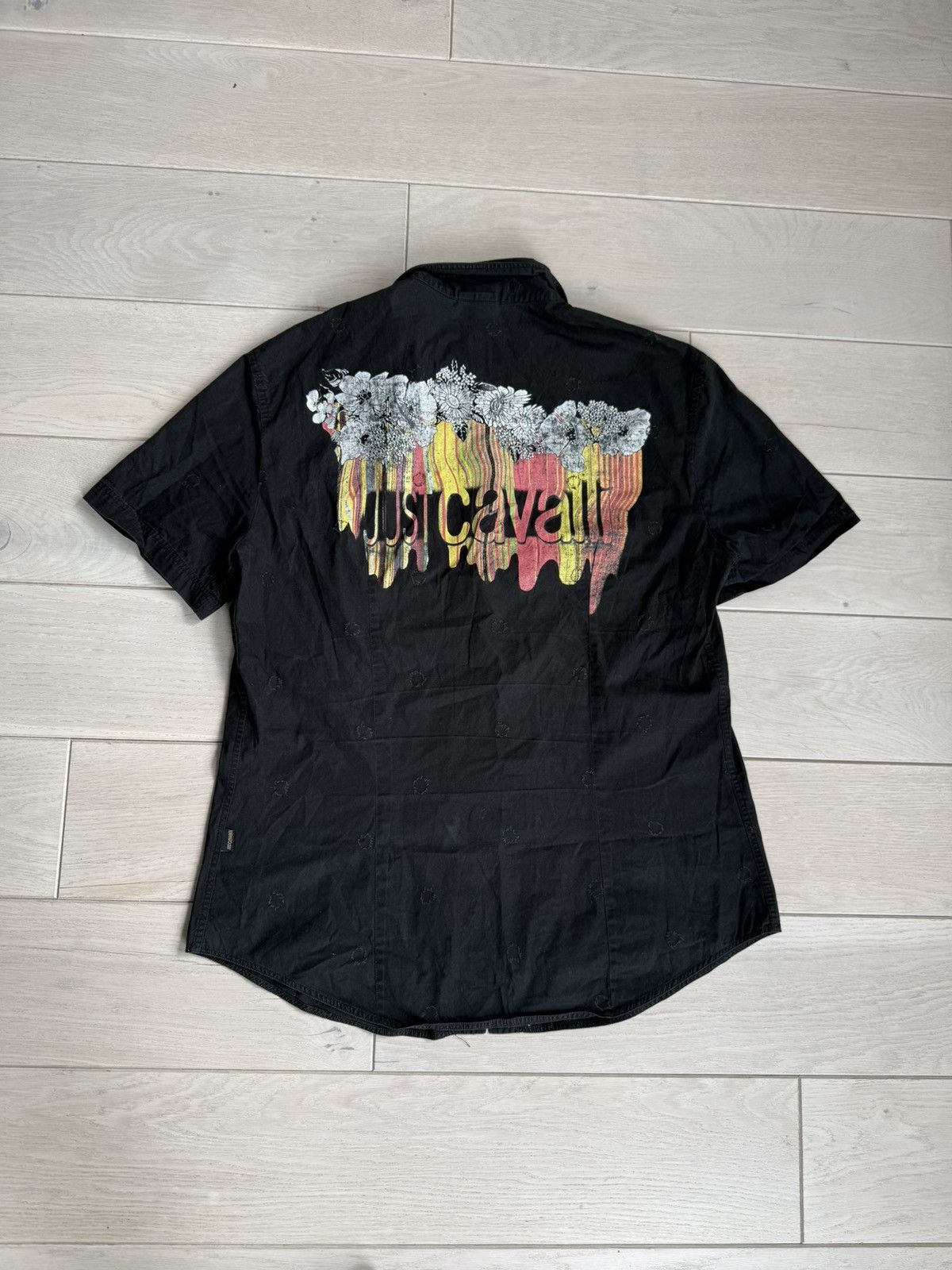 Just Cavalli Just Cavalli Shirt Short Sleeve Size US XL / EU 56 / 4 - 4 Thumbnail