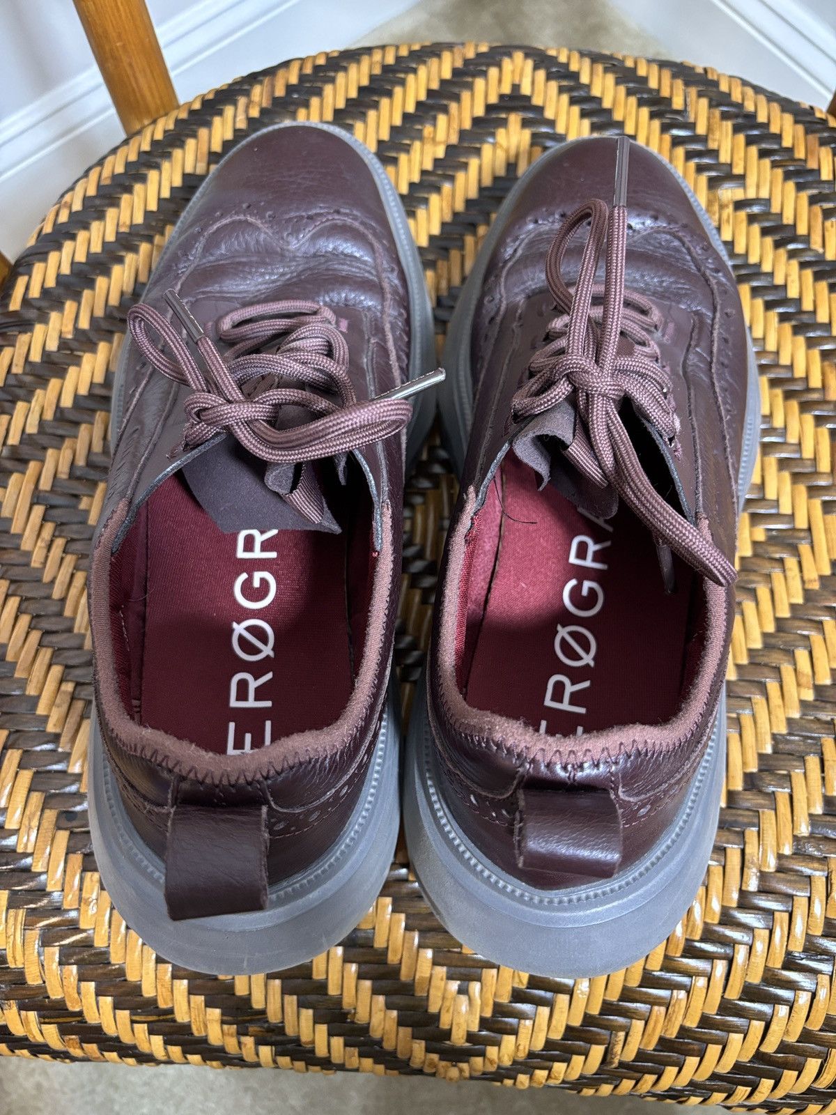 Cole Haan Cole Haan C38271 Sz 10 Mens Zerogrand Sneakers Pinot Pebble Size US 10 / EU 43 - 7 Thumbnail