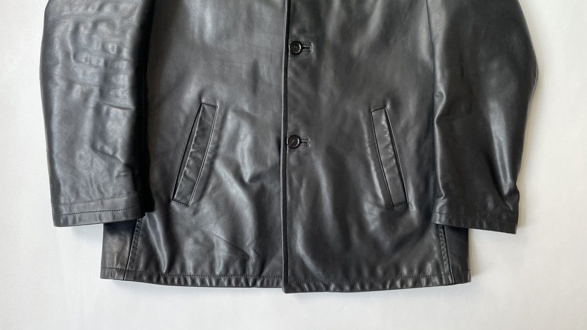 Prada A/W 2000 Black Leather Overcoat Size US XL / EU 56 / 4 - 6 Thumbnail