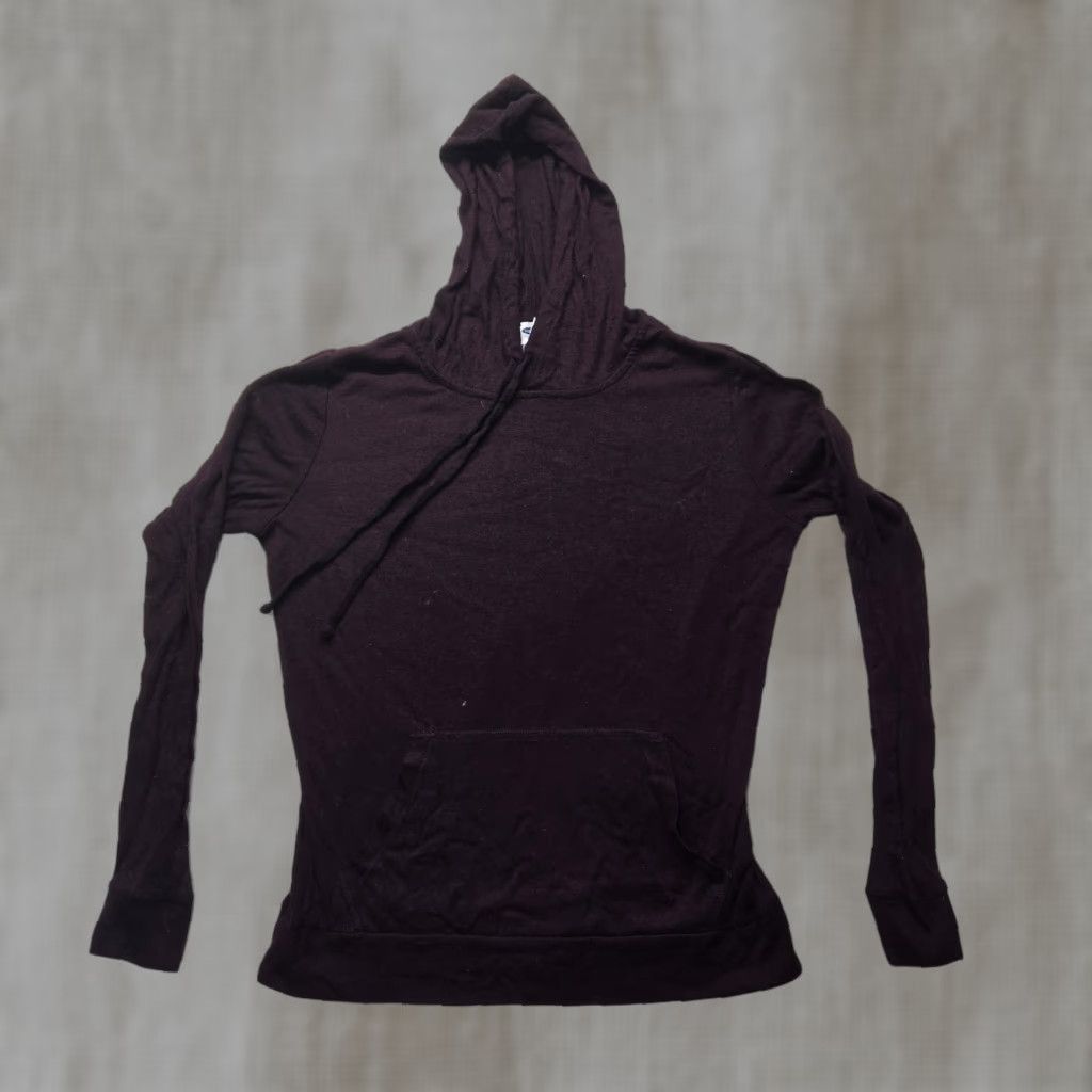 Old Navy Old Navy Hoodie Sweater Purple S Adult Womens Long Sleeve Hooded Pullover Solid Sl… Size S / US 4 / IT 40 - 1 Thumbnail